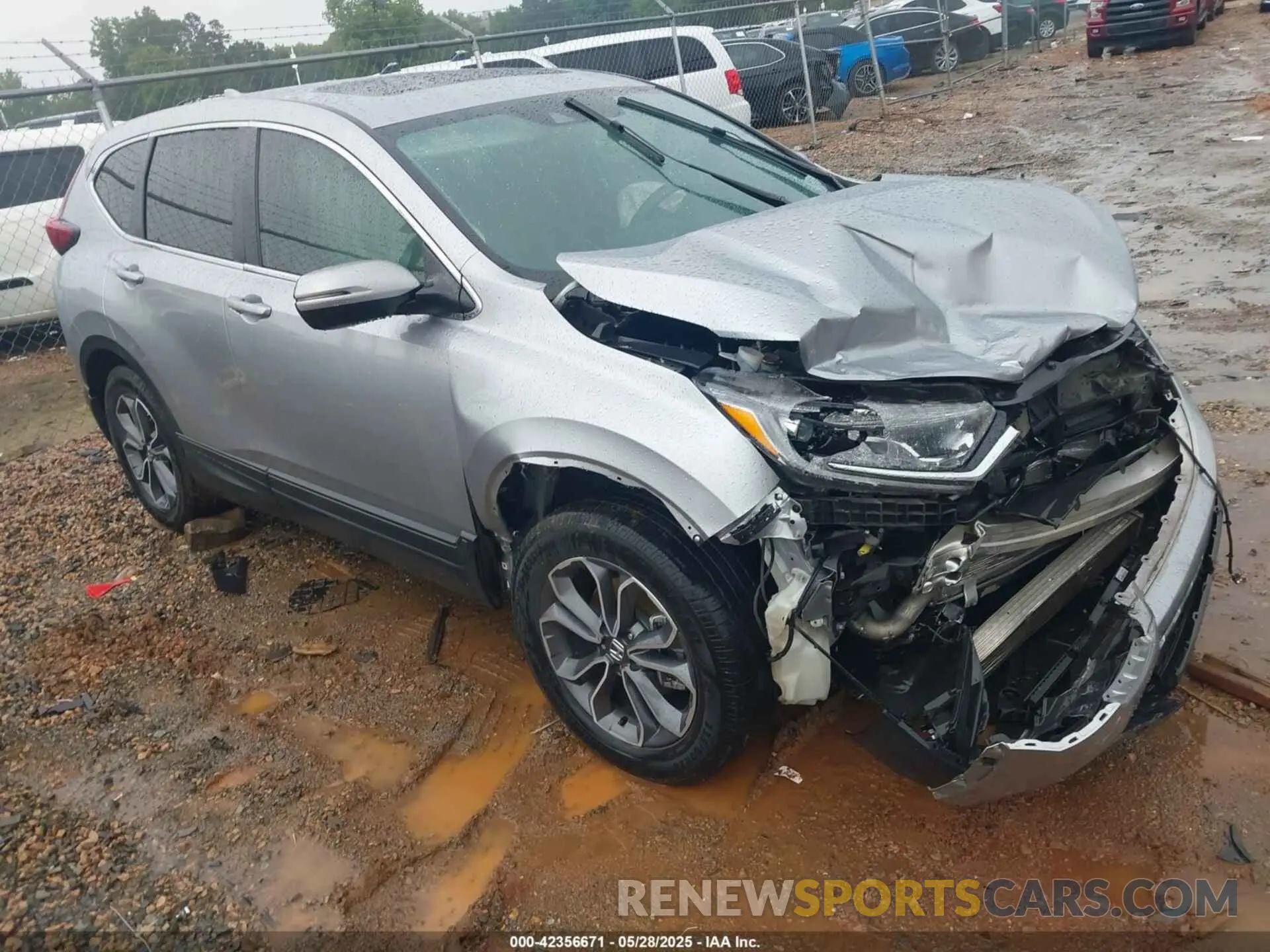 1 Photograph of a damaged car 5J6RW1H5XNA004774 HONDA CR-V 2022
