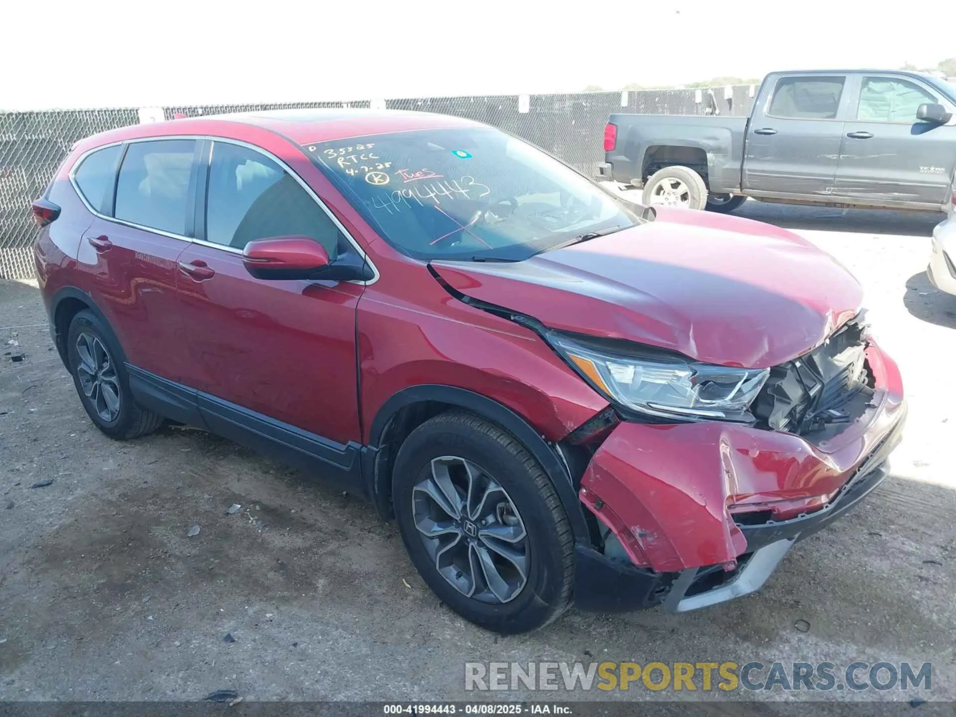 1 Photograph of a damaged car 5J6RW1H80NA007810 HONDA CR-V 2022