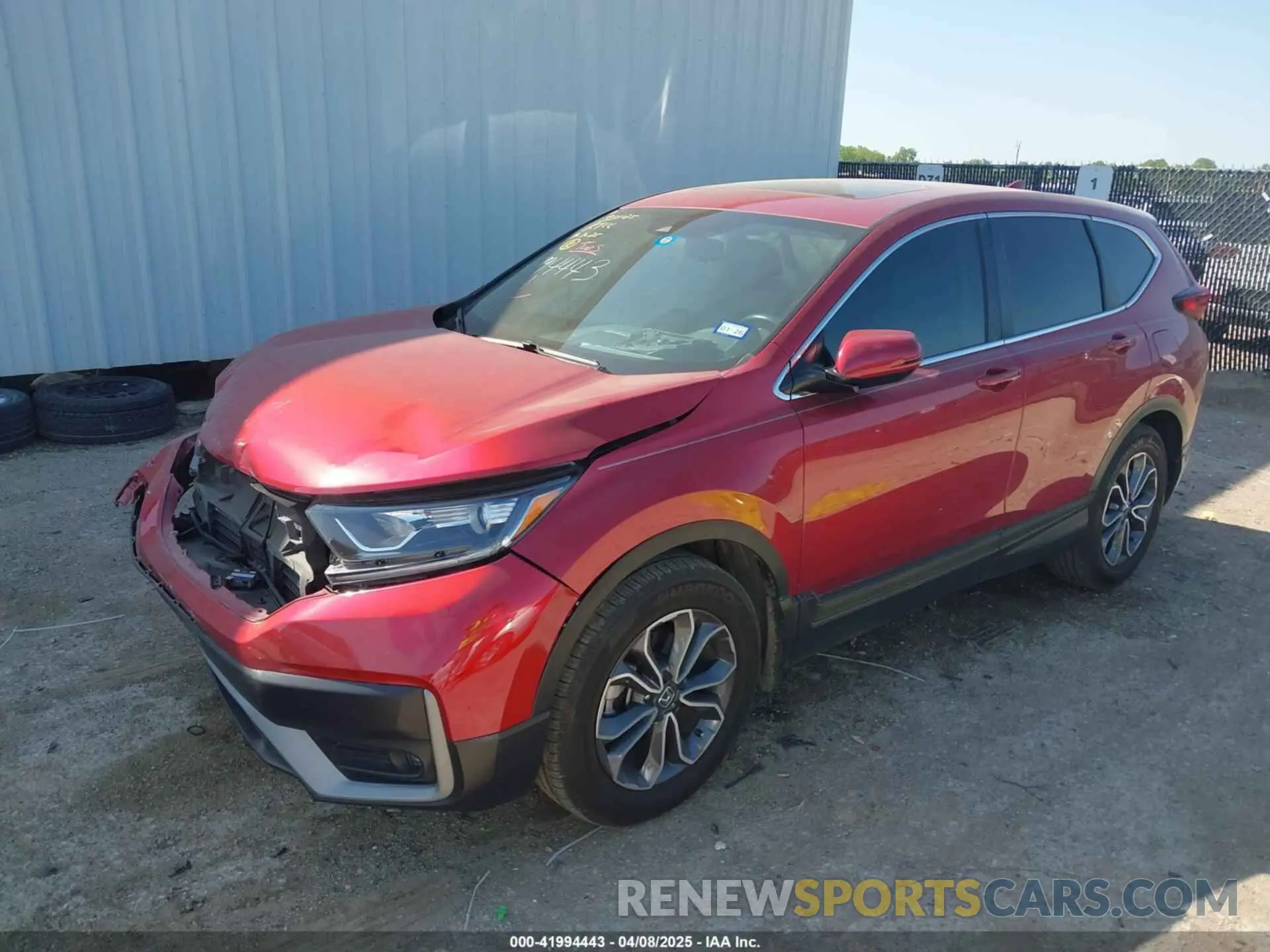 2 Photograph of a damaged car 5J6RW1H80NA007810 HONDA CR-V 2022