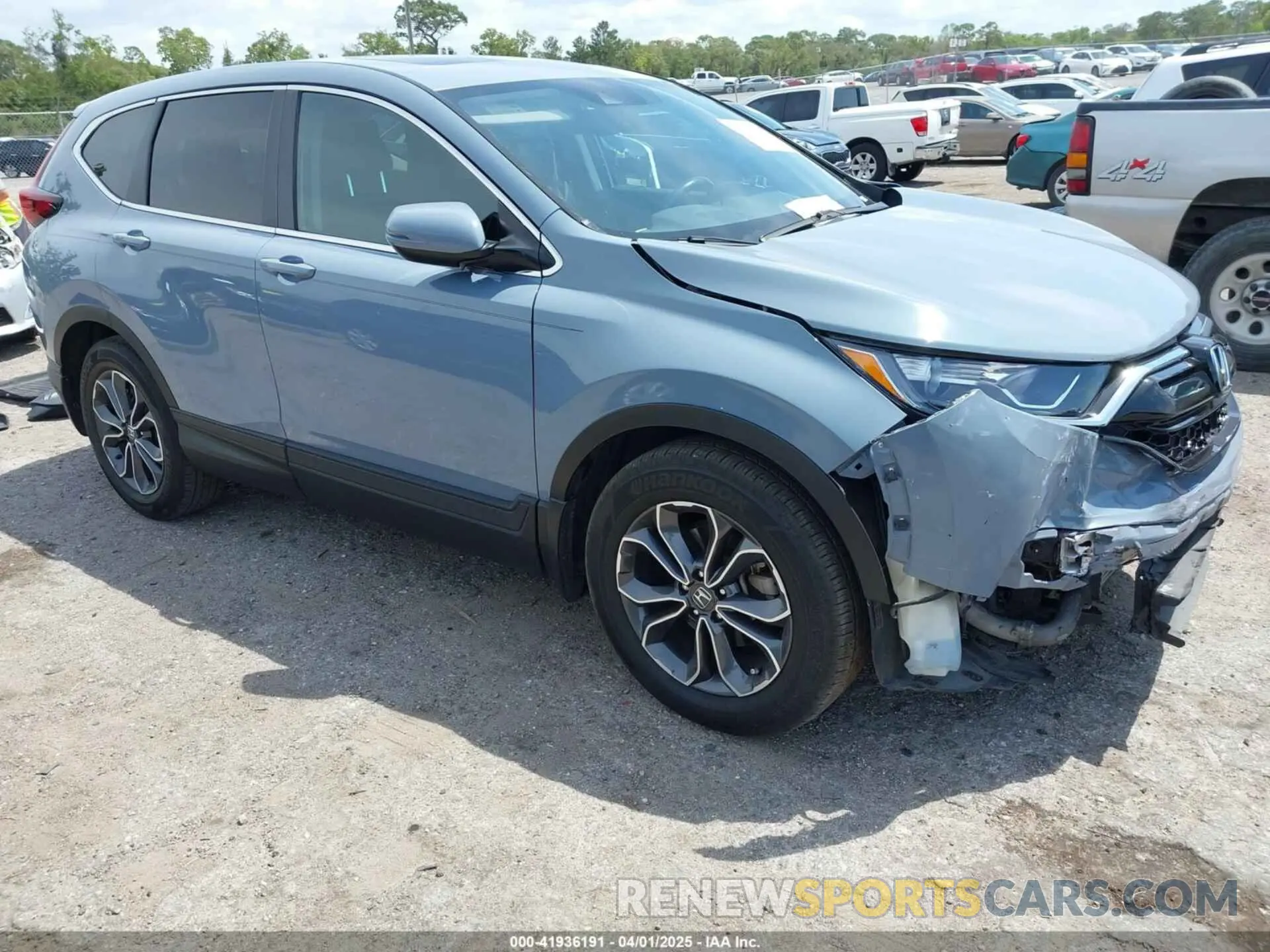 1 Photograph of a damaged car 5J6RW1H80NA012487 HONDA CR-V 2022