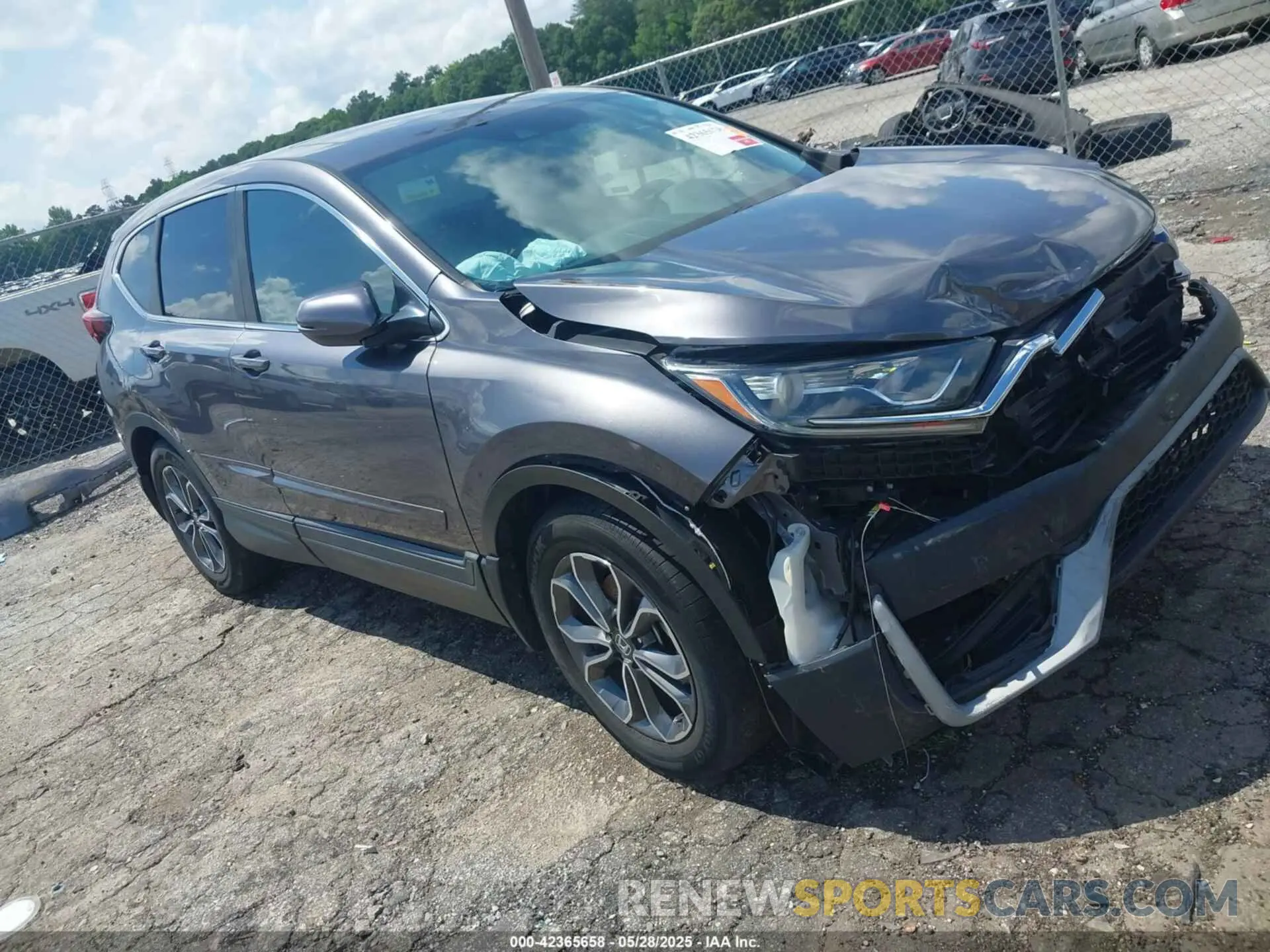 1 Photograph of a damaged car 5J6RW1H84NA001783 HONDA CR-V 2022