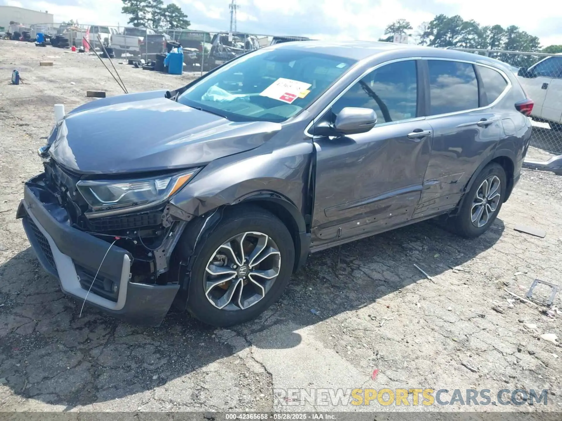 2 Photograph of a damaged car 5J6RW1H84NA001783 HONDA CR-V 2022