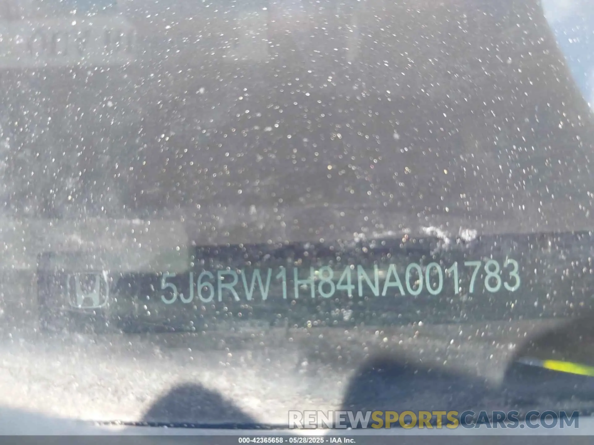 9 Photograph of a damaged car 5J6RW1H84NA001783 HONDA CR-V 2022