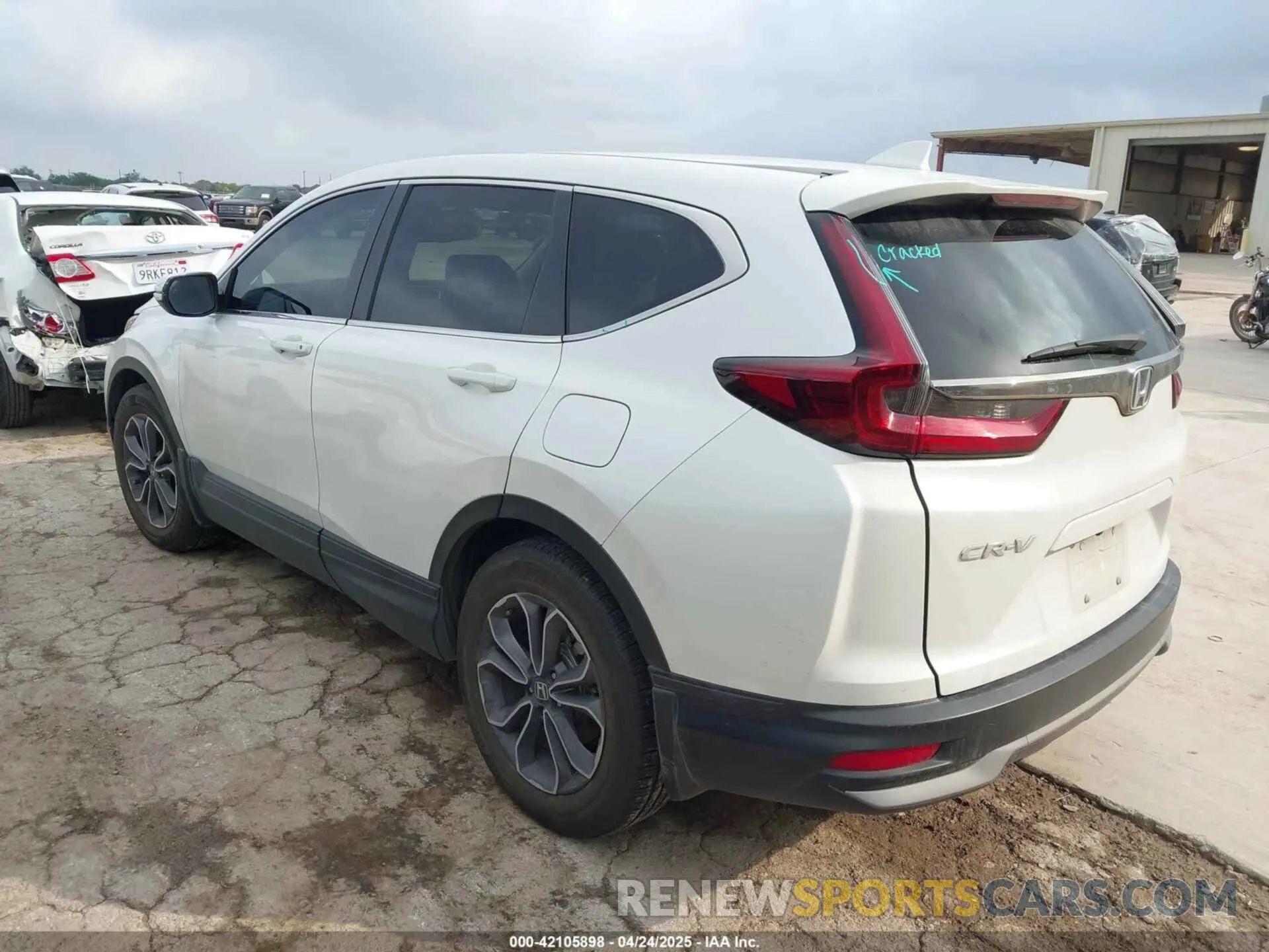 3 Photograph of a damaged car 5J6RW1H84NA008622 HONDA CR-V 2022