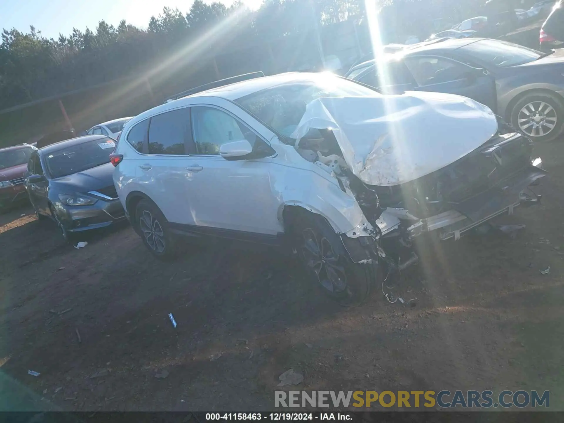 1 Photograph of a damaged car 5J6RW1H86NA001476 HONDA CR-V 2022