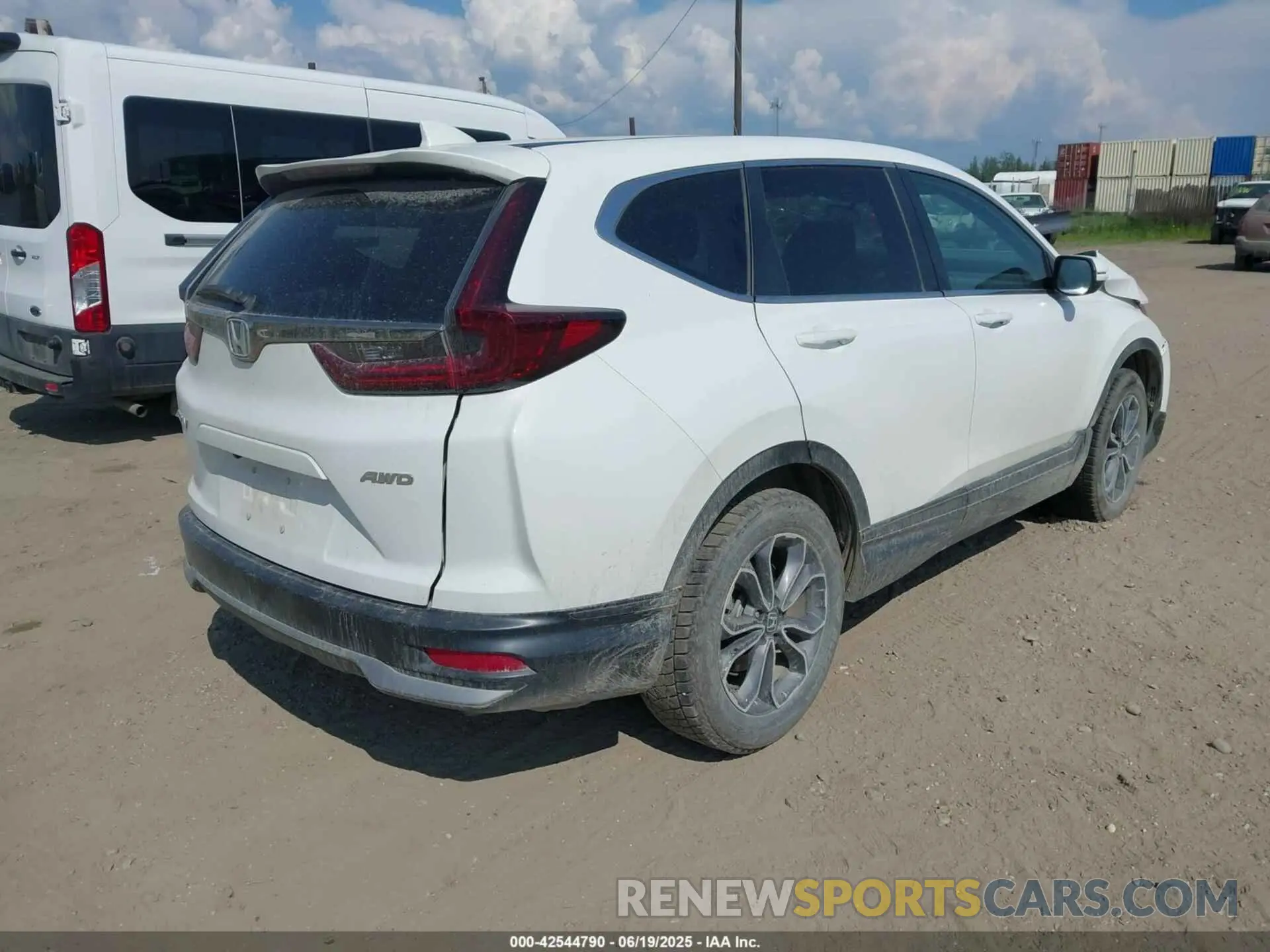 4 Photograph of a damaged car 5J6RW2H50NA004871 HONDA CR-V 2022