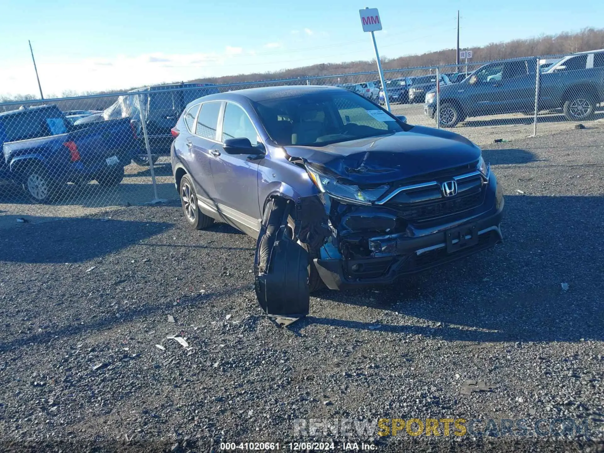 1 Photograph of a damaged car 5J6RW2H57NA008500 HONDA CR-V 2022