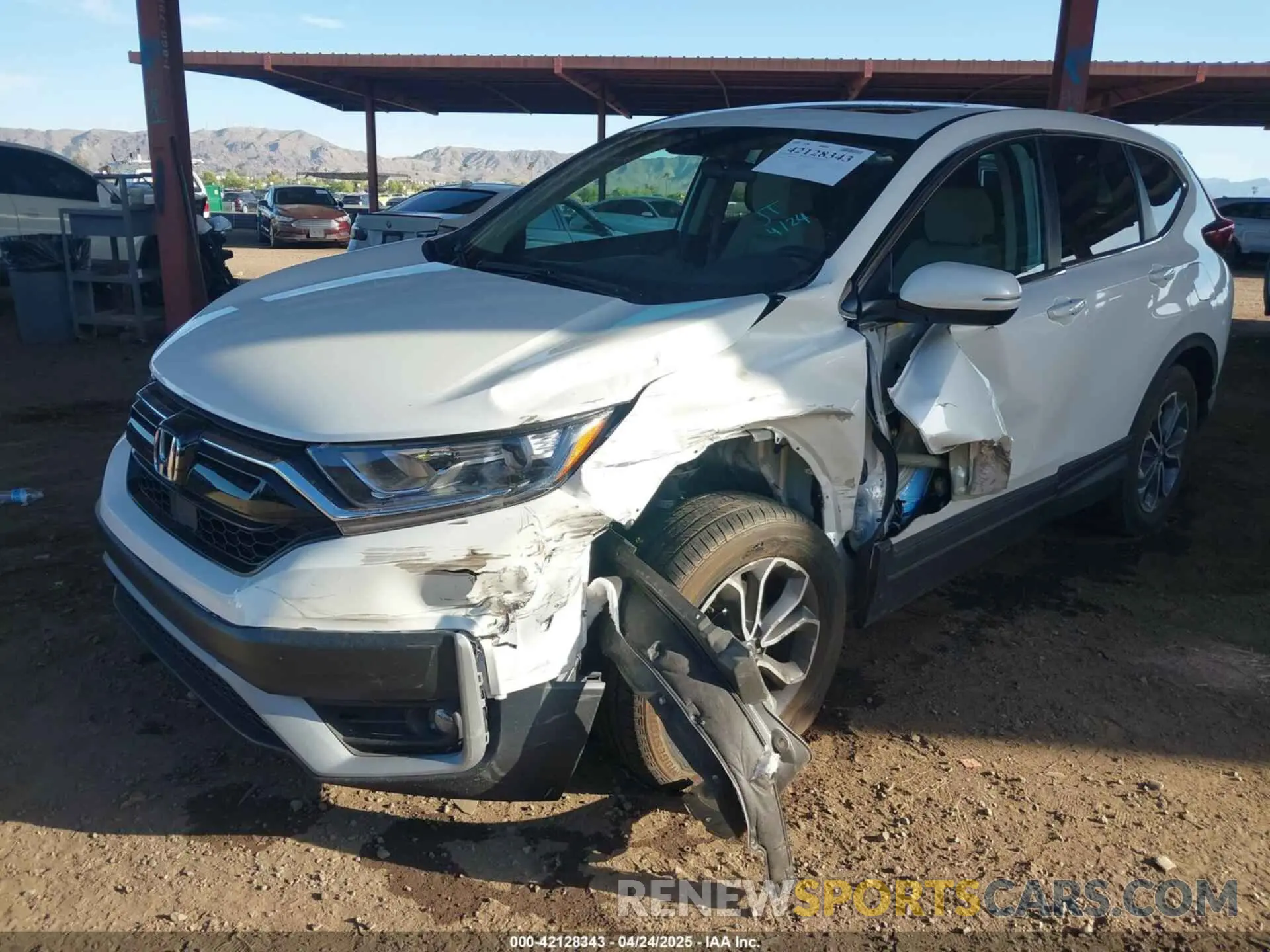 2 Photograph of a damaged car 5J6RW2H58NA014127 HONDA CR-V 2022