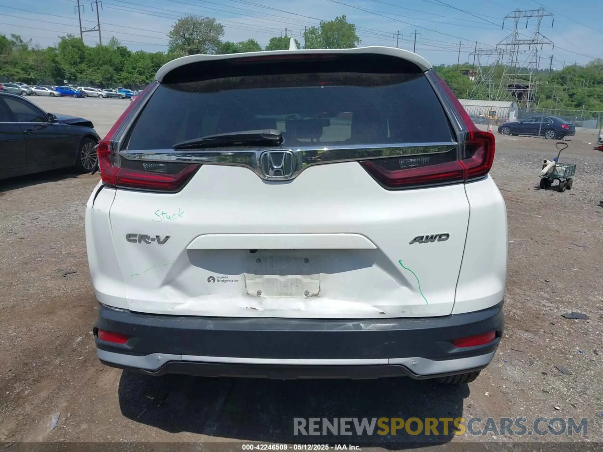 17 Photograph of a damaged car 5J6RW2H80NA000829 HONDA CR-V 2022