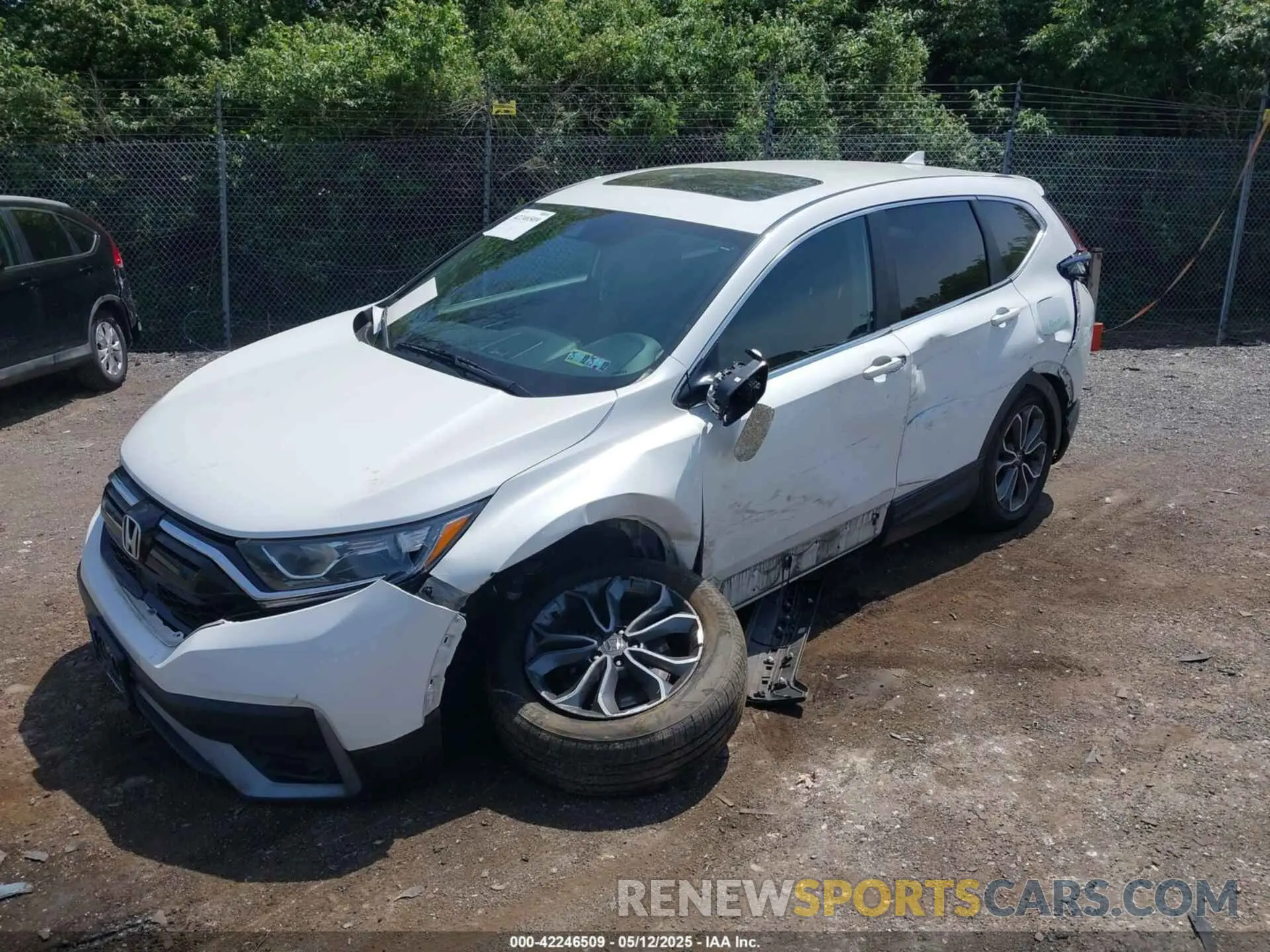 2 Photograph of a damaged car 5J6RW2H80NA000829 HONDA CR-V 2022