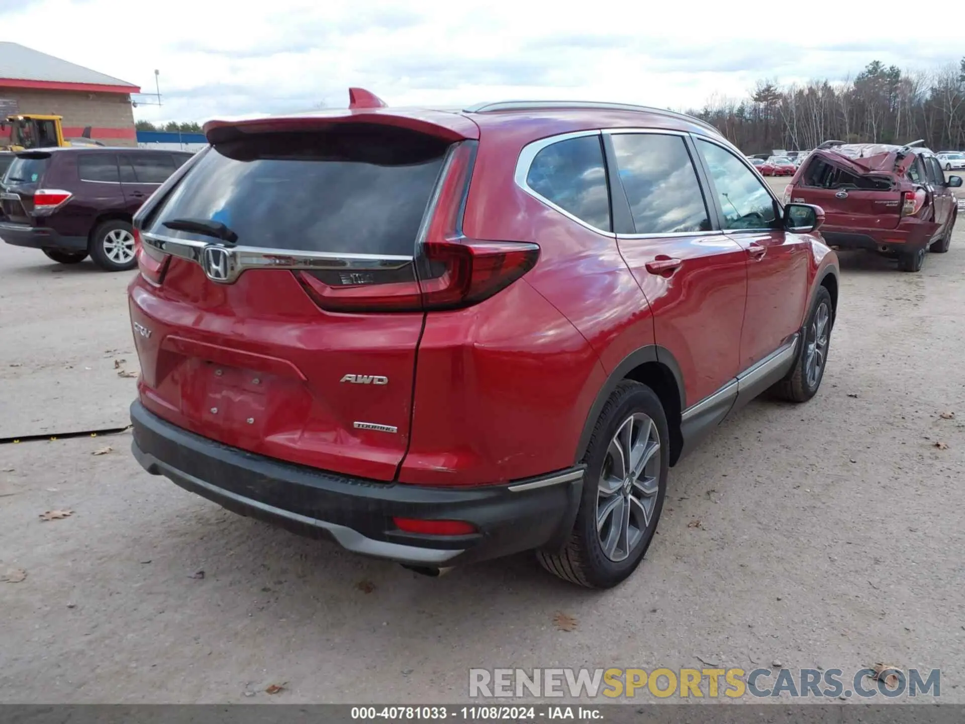4 Photograph of a damaged car 5J6RW2H99NL005329 HONDA CR-V 2022