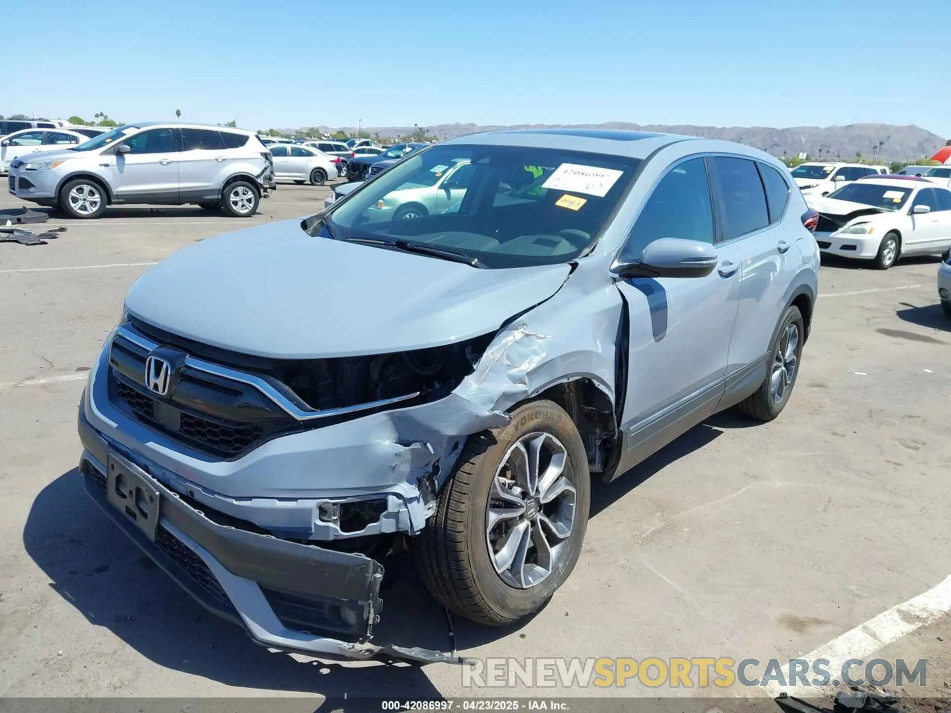 2 Photograph of a damaged car 7FARW1H53NE000678 HONDA CR-V 2022