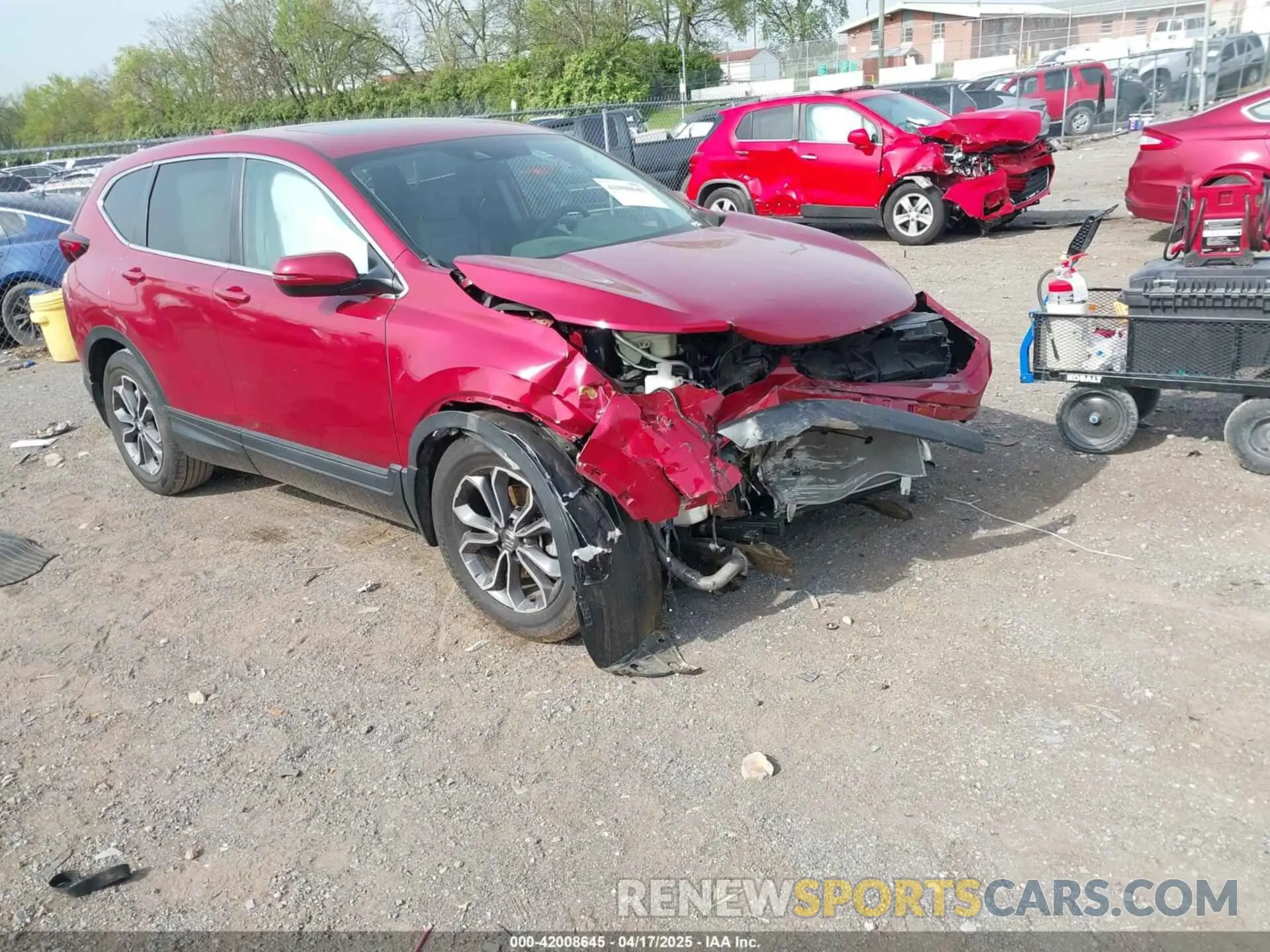 1 Photograph of a damaged car 7FARW1H58NE002751 HONDA CR-V 2022