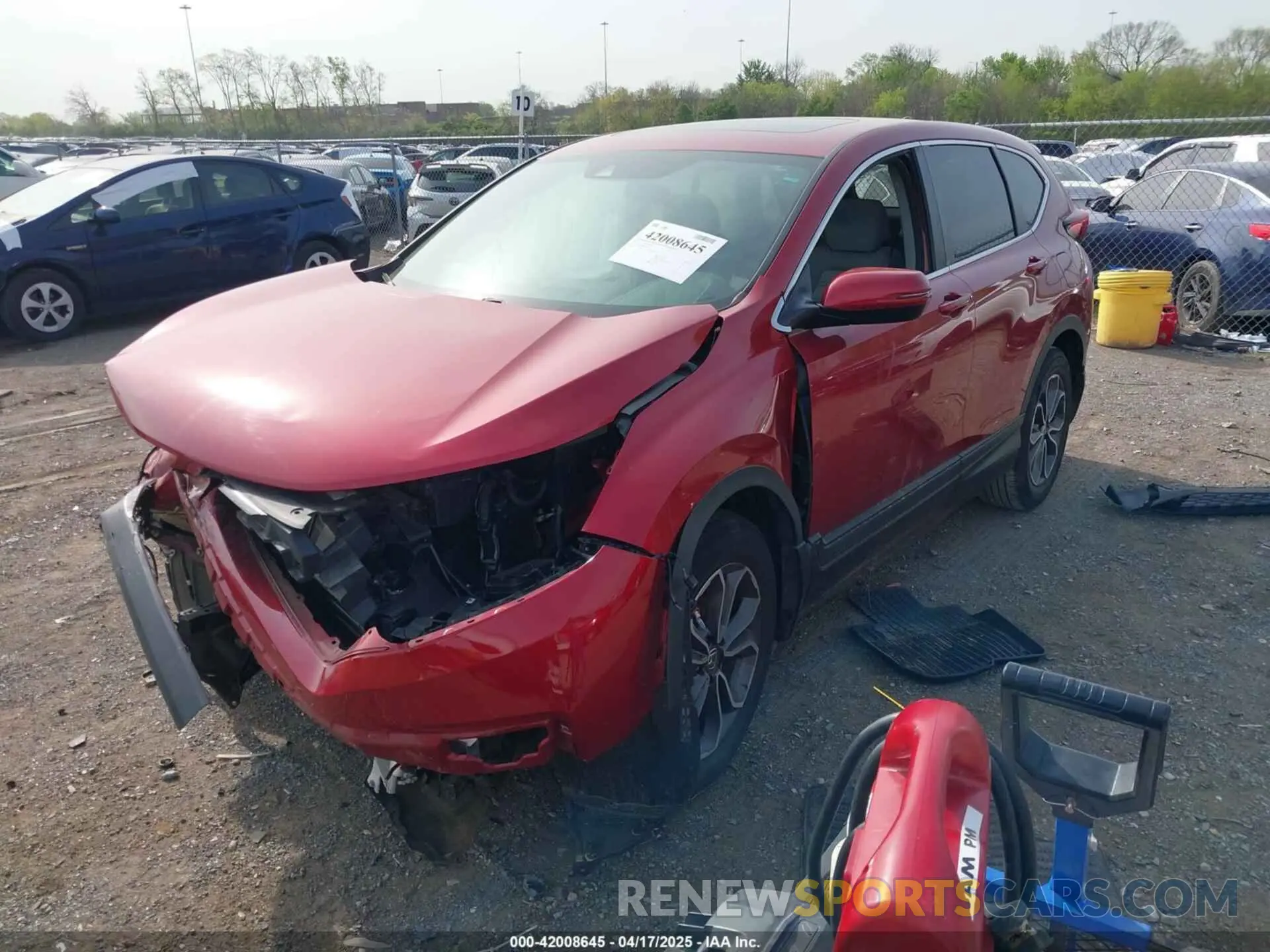 2 Photograph of a damaged car 7FARW1H58NE002751 HONDA CR-V 2022