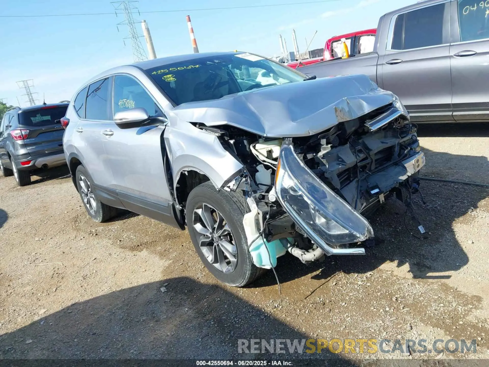 1 Photograph of a damaged car 7FARW2H82NE007802 HONDA CR-V 2022