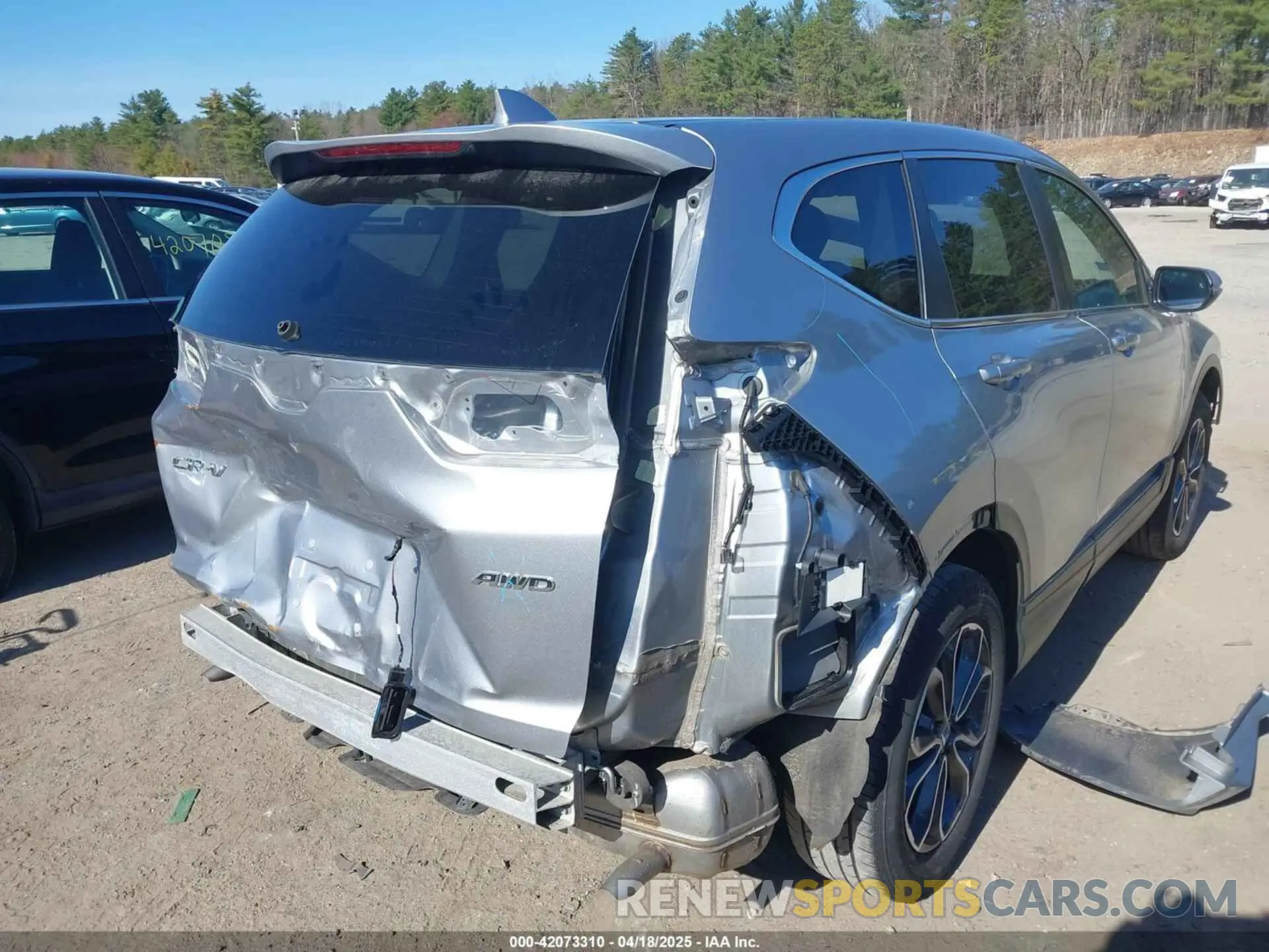 4 Photograph of a damaged car 7FARW2H85NE051048 HONDA CR-V 2022