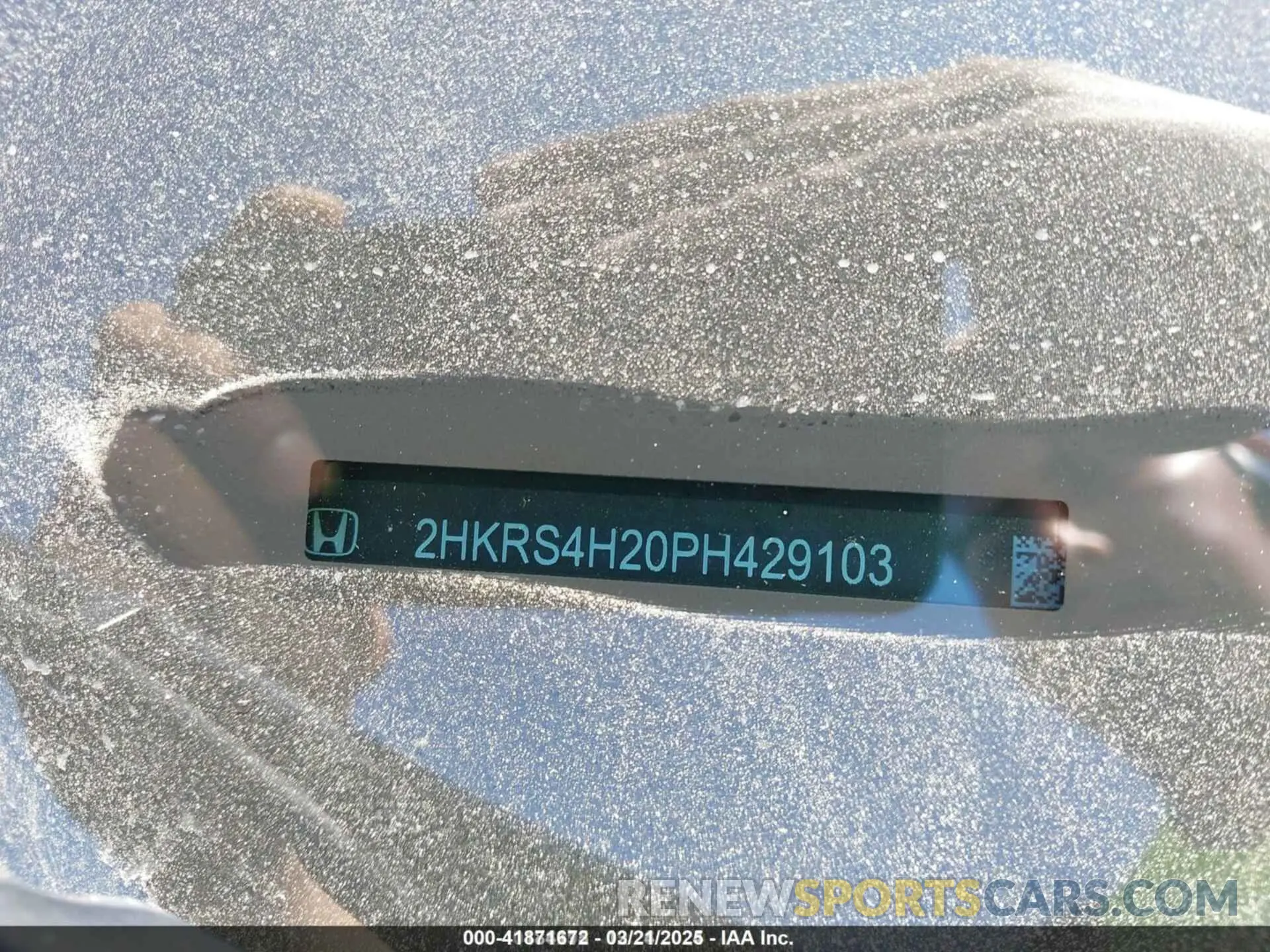 9 Photograph of a damaged car 2HKRS4H20PH429103 HONDA CR-V 2023