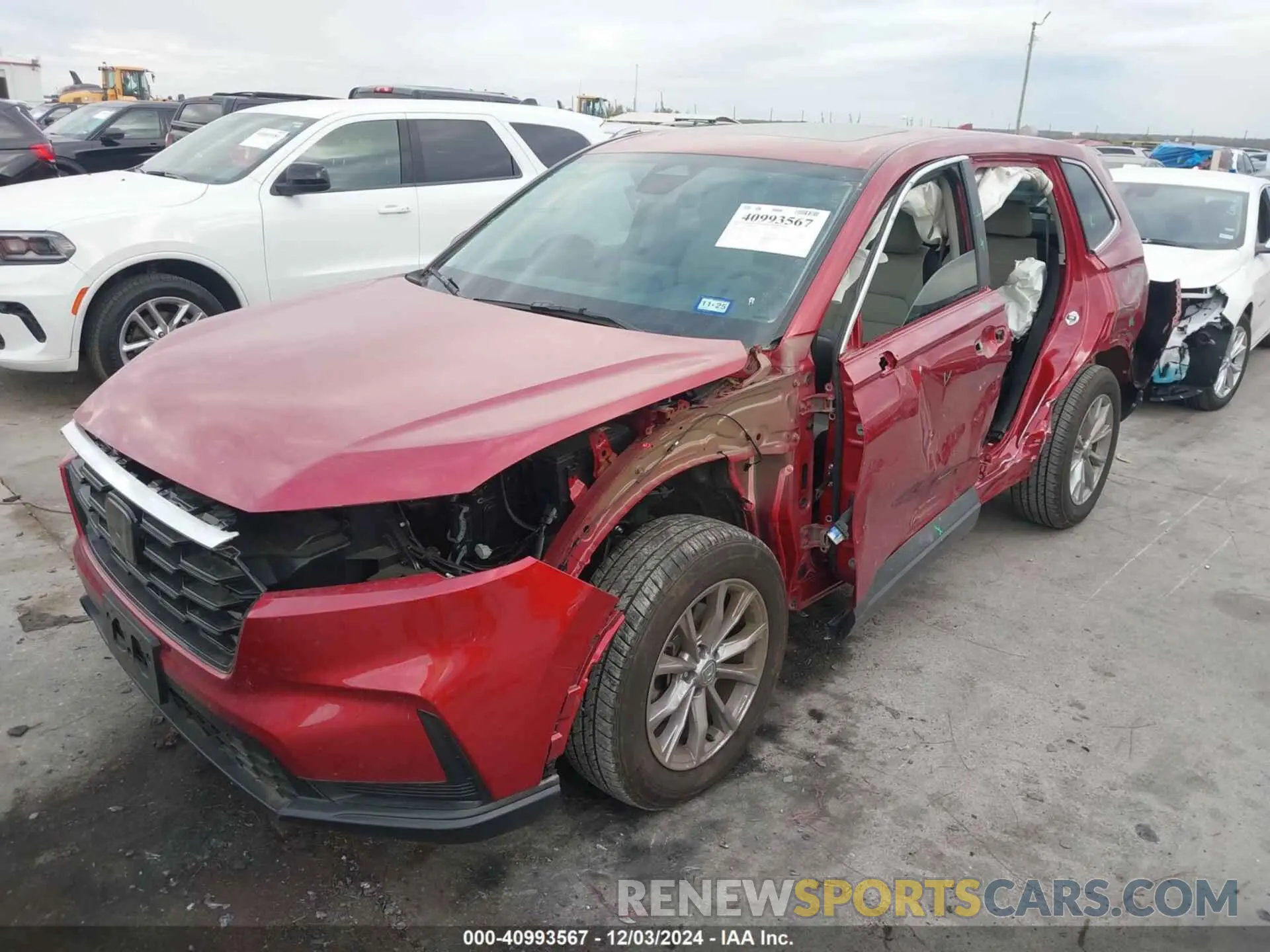2 Photograph of a damaged car 2HKRS4H41RH438235 HONDA CR-V 2024