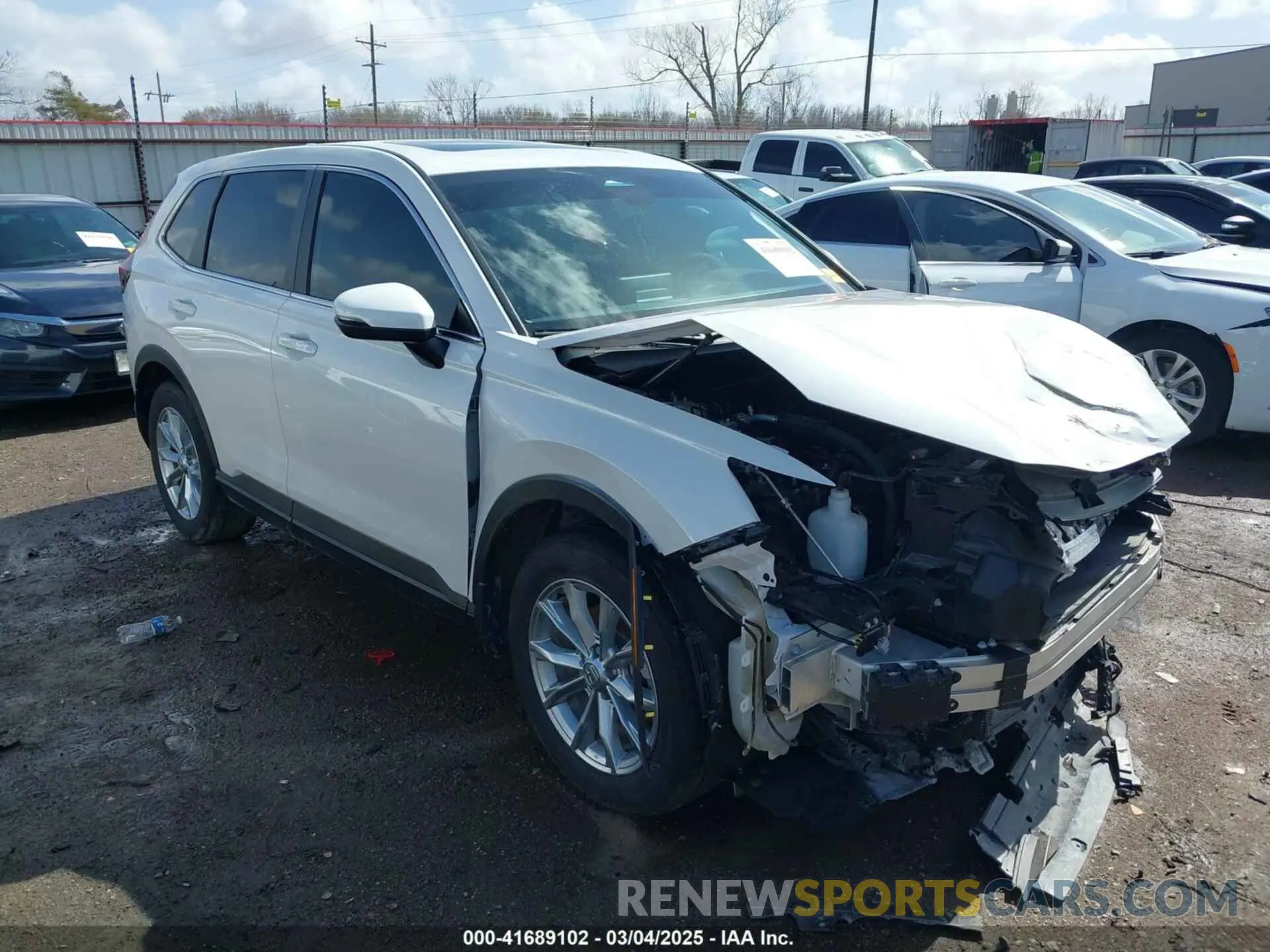 1 Photograph of a damaged car 2HKRS4H4XRH468334 HONDA CR-V 2024
