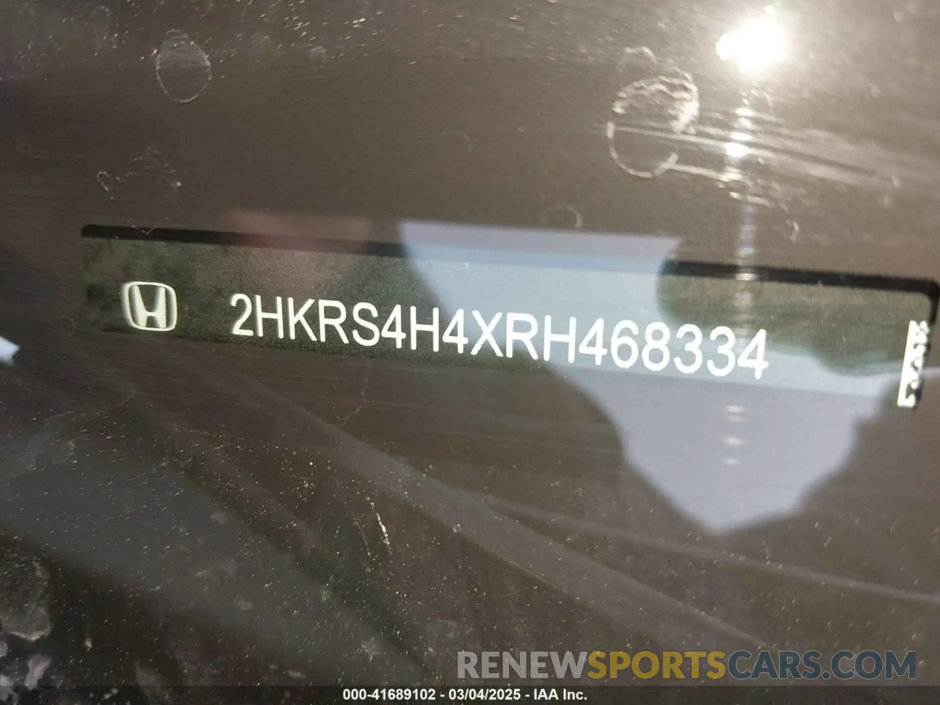 9 Photograph of a damaged car 2HKRS4H4XRH468334 HONDA CR-V 2024
