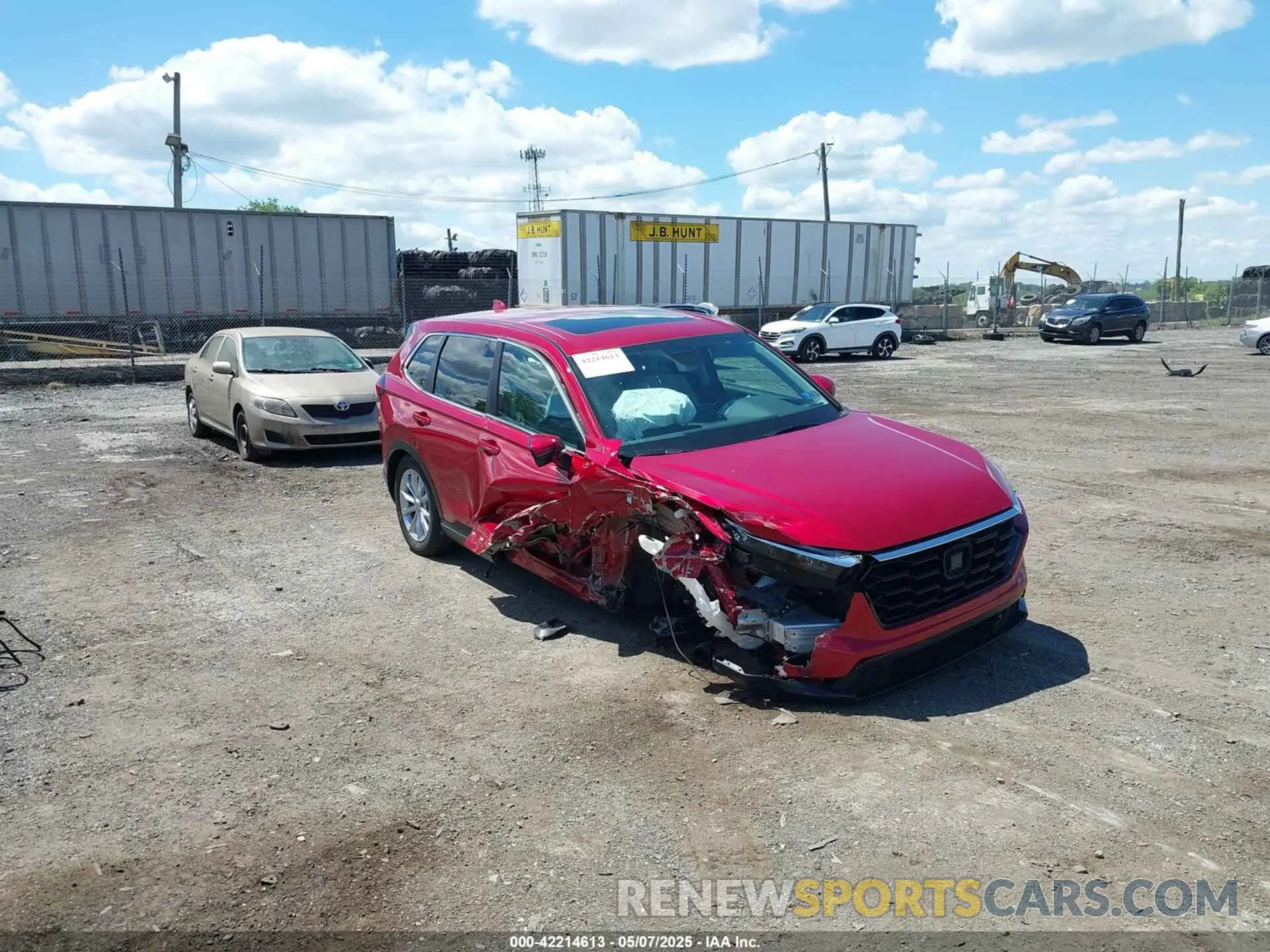 1 Photograph of a damaged car 2HKRS4H74RH424582 HONDA CR-V 2024