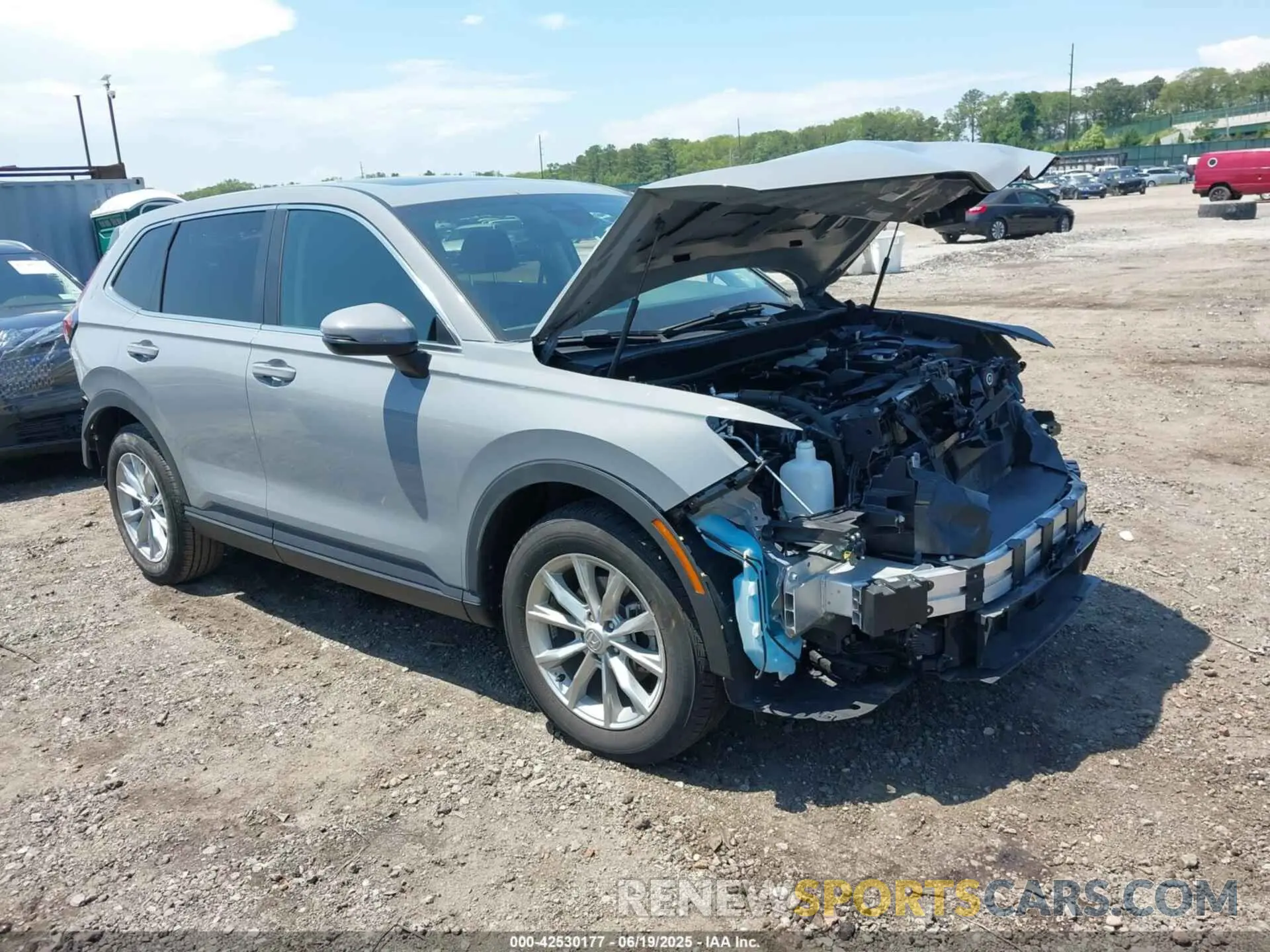 1 Photograph of a damaged car 5J6RS4H48RL009535 HONDA CR-V 2024