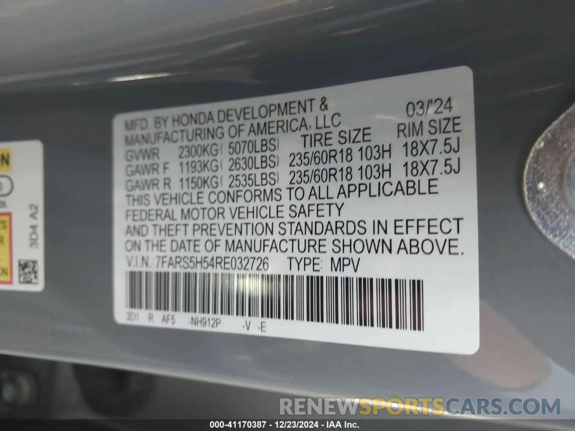 9 Photograph of a damaged car 7FARS5H54RE032726 HONDA CR-V 2024