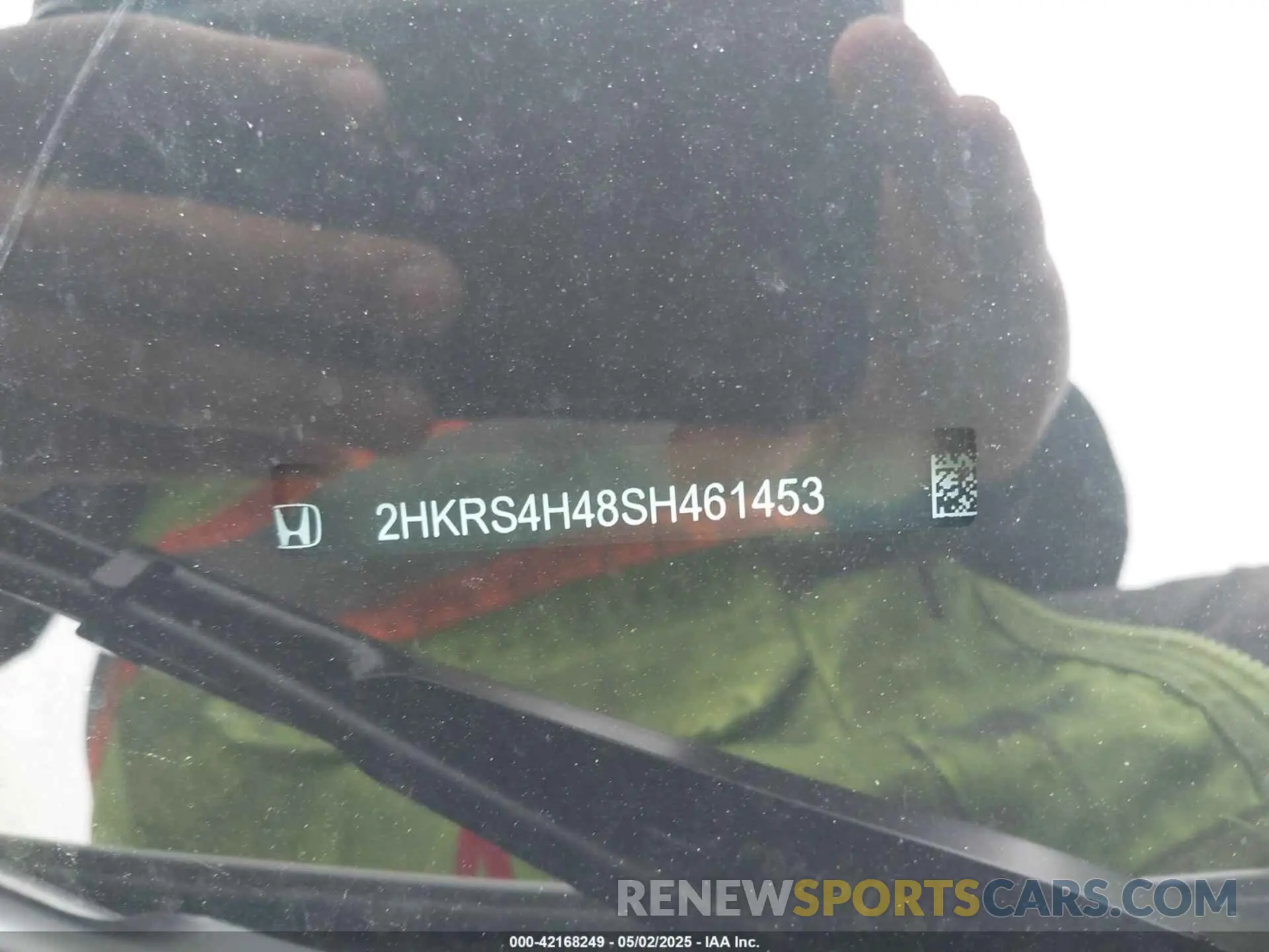 9 Photograph of a damaged car 2HKRS4H48SH461453 HONDA CR-V 2025