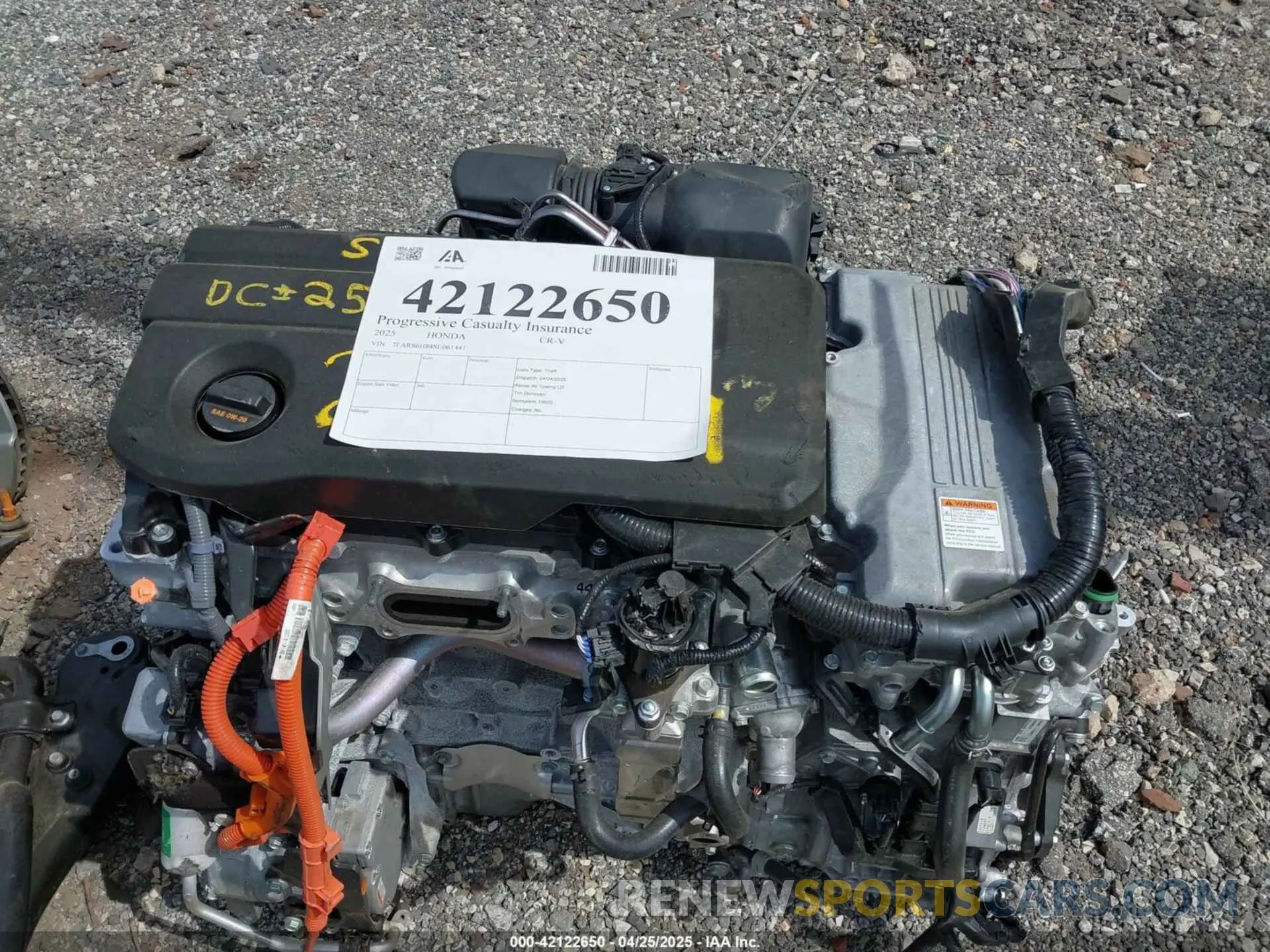 2 Photograph of a damaged car 7FARS6H84SE061441 HONDA CR-V 2025
