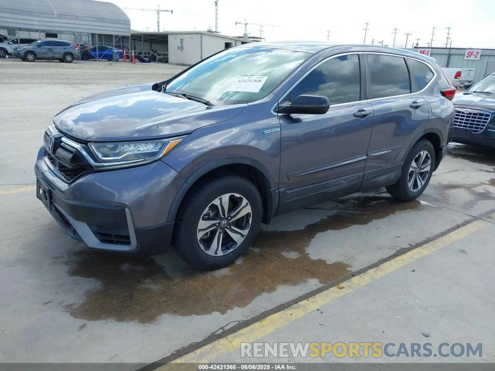 2 Photograph of a damaged car 7FART6H2XLE001500 HONDA CR-V HYBRID 2020