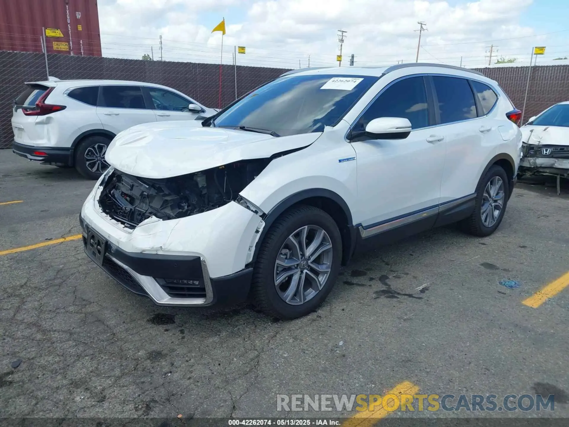 2 Photograph of a damaged car 7FART6H97LE023225 HONDA CR-V HYBRID 2020