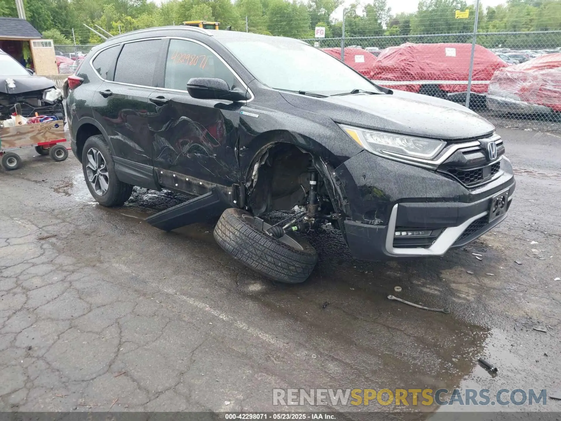 1 Photograph of a damaged car 7FART6H53ME034608 HONDA CR-V HYBRID 2021