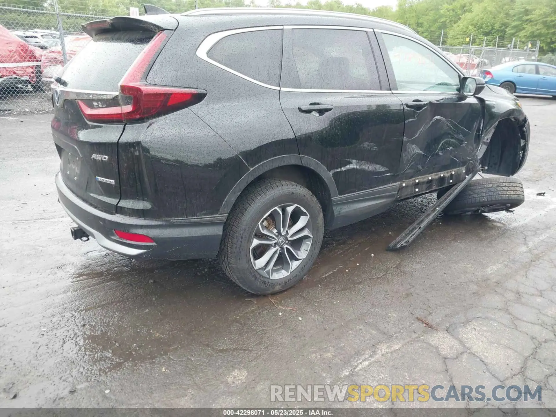 4 Photograph of a damaged car 7FART6H53ME034608 HONDA CR-V HYBRID 2021