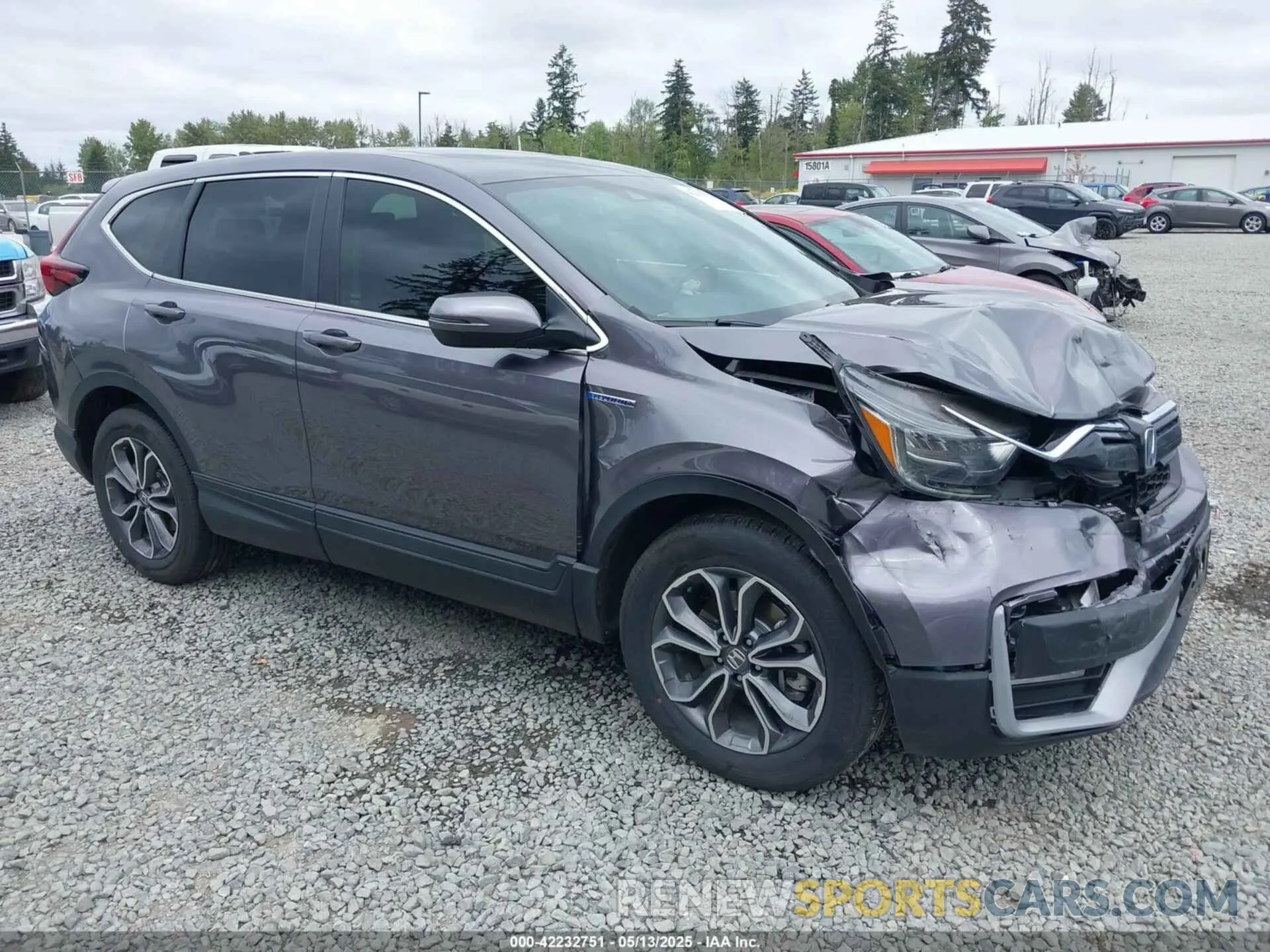 1 Photograph of a damaged car 7FART6H80ME014973 HONDA CR-V HYBRID 2021