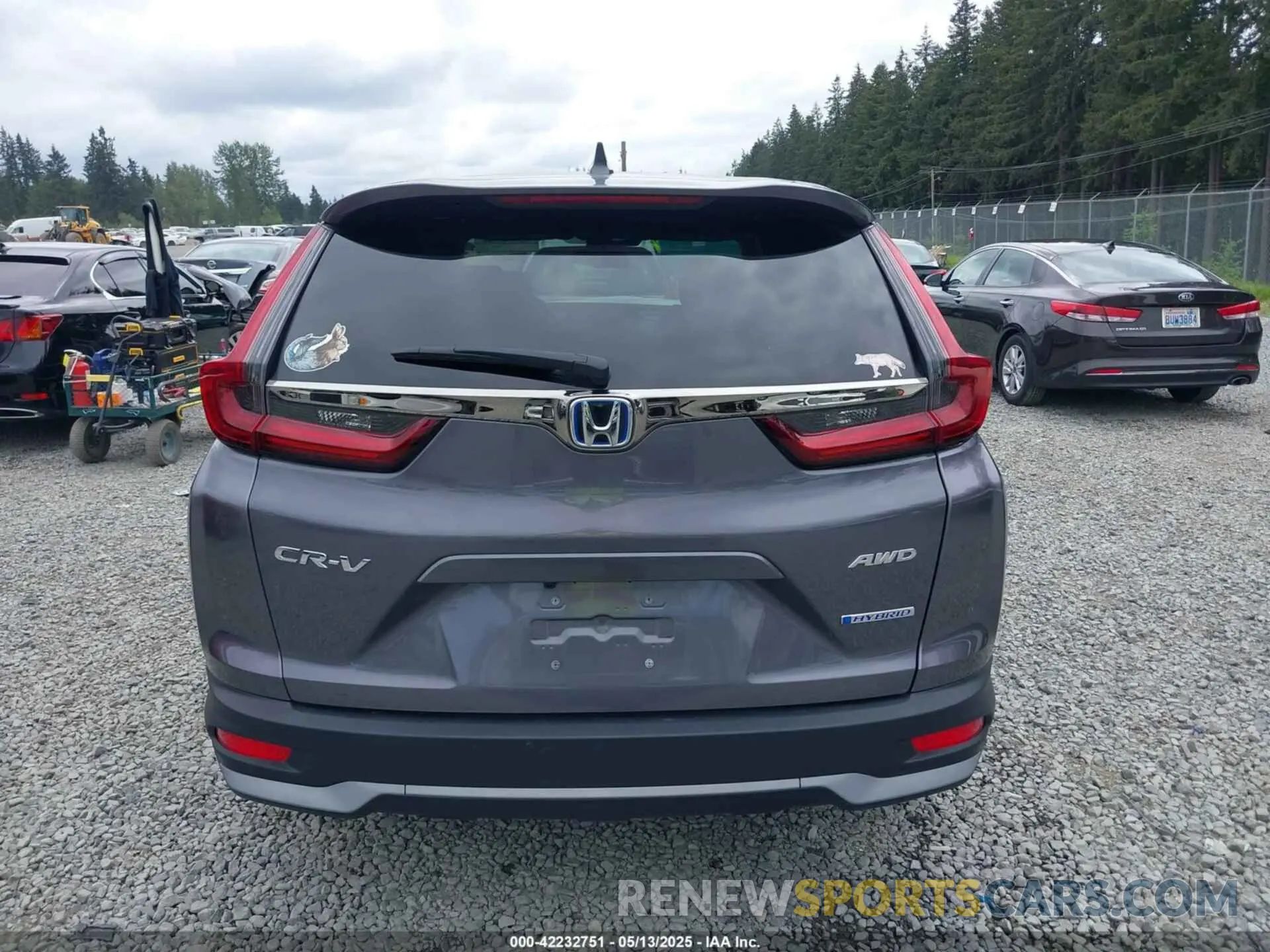 16 Photograph of a damaged car 7FART6H80ME014973 HONDA CR-V HYBRID 2021