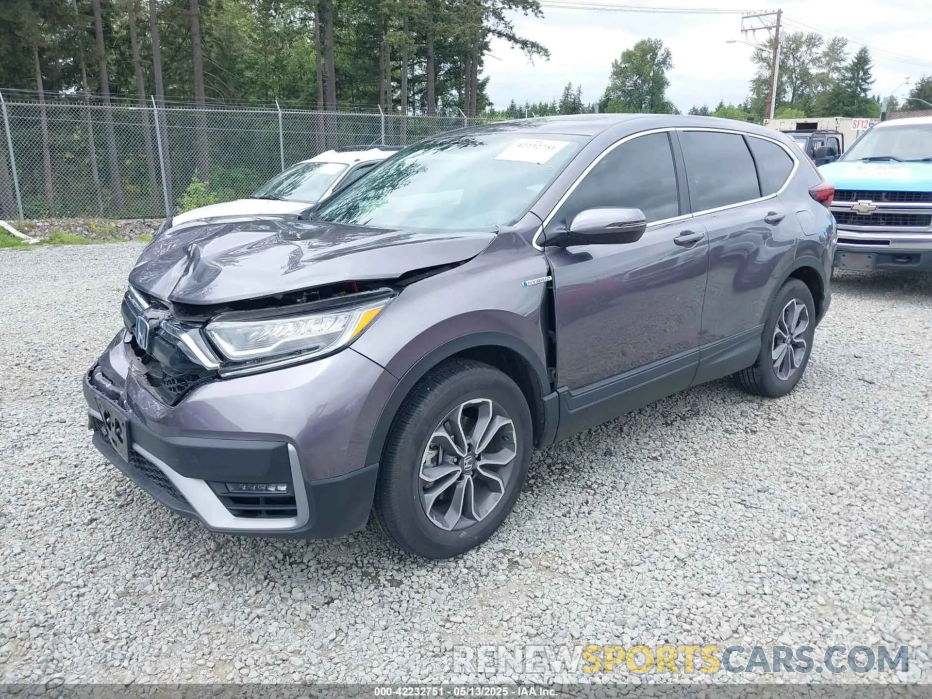 2 Photograph of a damaged car 7FART6H80ME014973 HONDA CR-V HYBRID 2021