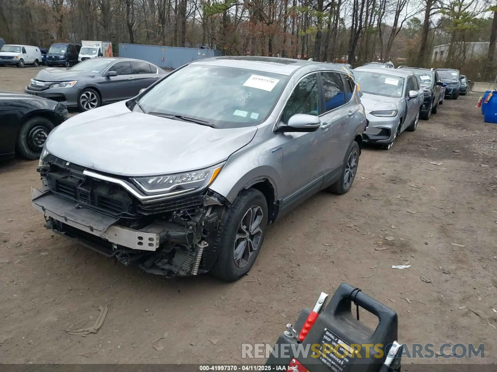 2 Photograph of a damaged car 7FART6H82ME006969 HONDA CR-V HYBRID 2021