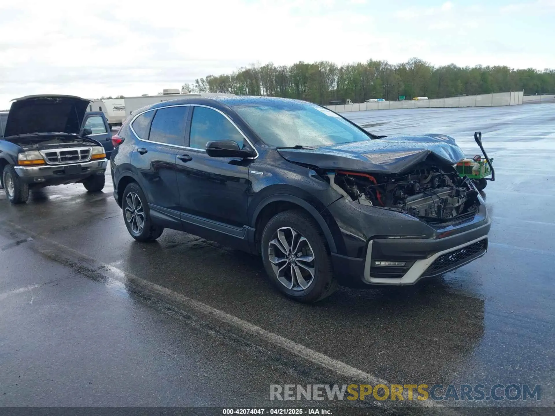 1 Photograph of a damaged car 7FART6H82ME027336 HONDA CR-V HYBRID 2021