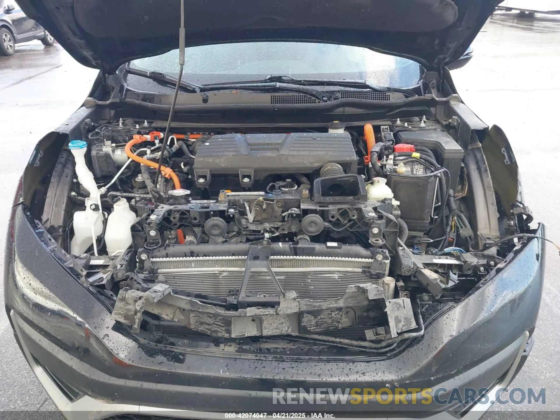 10 Photograph of a damaged car 7FART6H82ME027336 HONDA CR-V HYBRID 2021