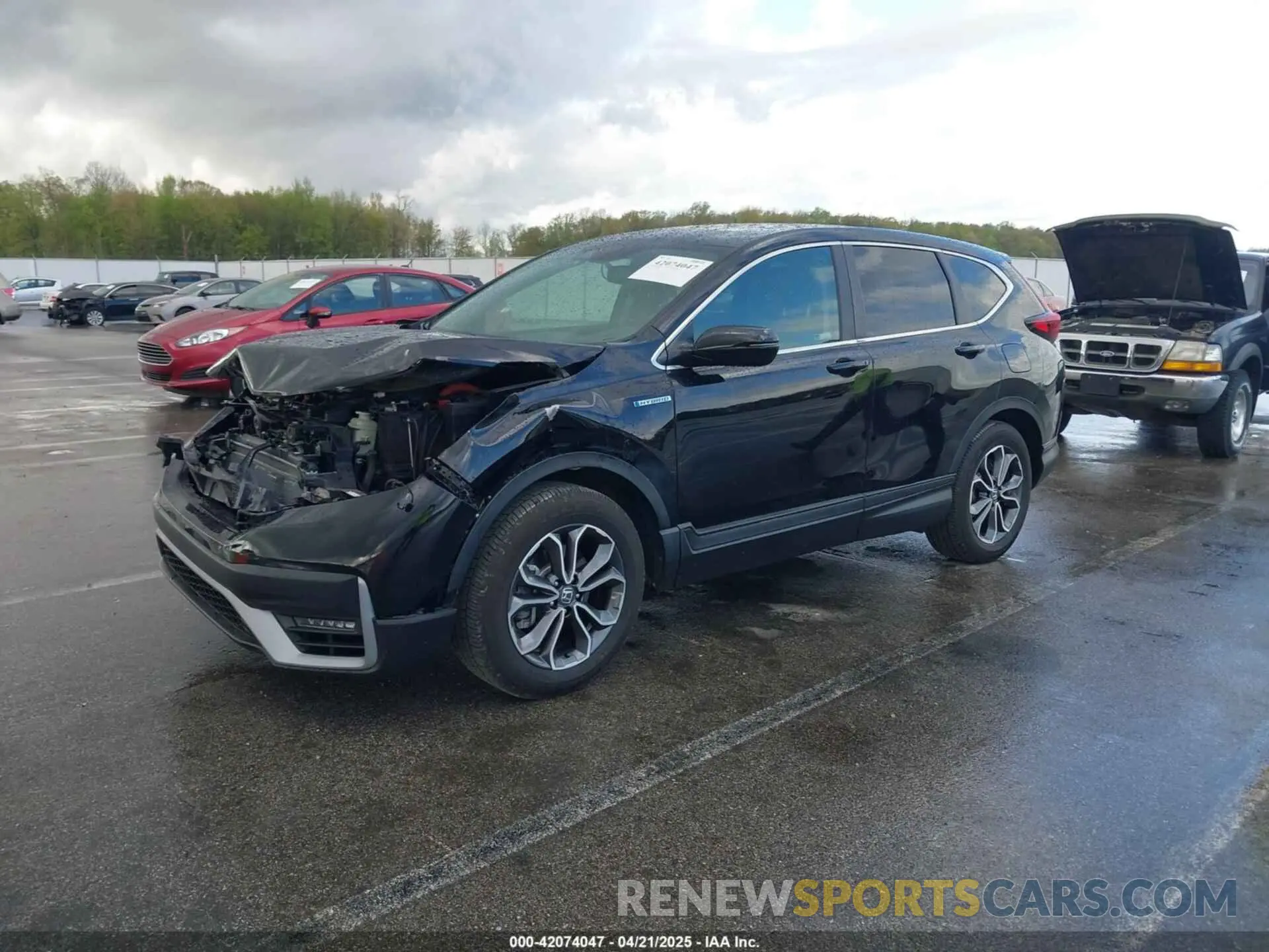 2 Photograph of a damaged car 7FART6H82ME027336 HONDA CR-V HYBRID 2021