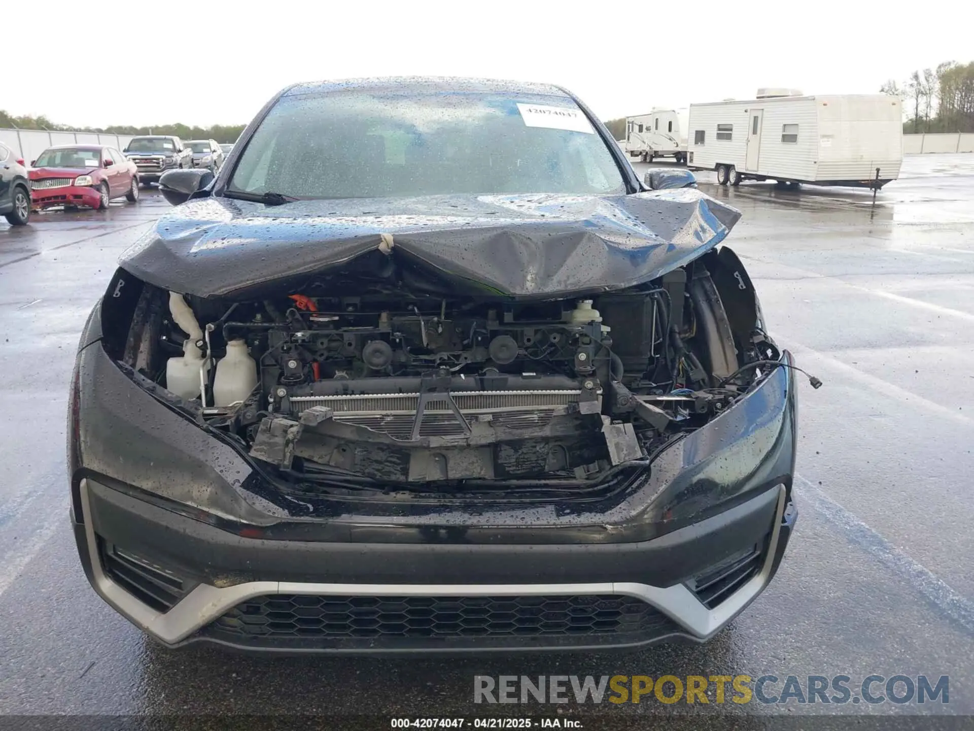 6 Photograph of a damaged car 7FART6H82ME027336 HONDA CR-V HYBRID 2021