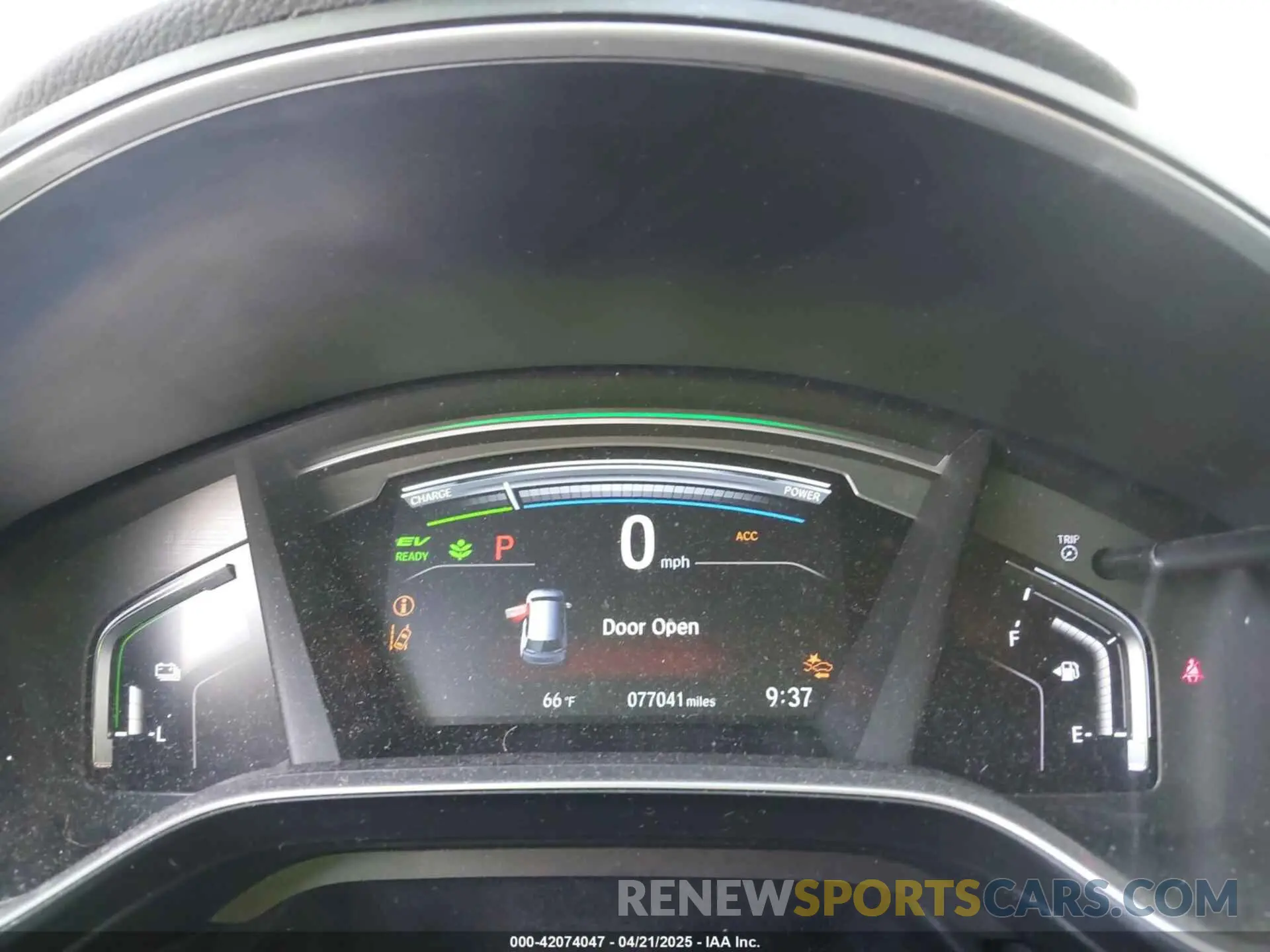7 Photograph of a damaged car 7FART6H82ME027336 HONDA CR-V HYBRID 2021