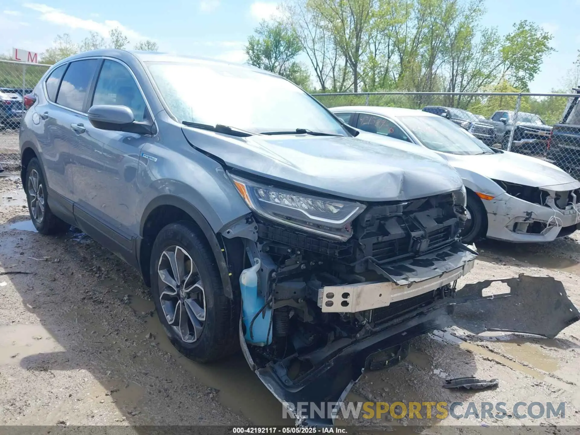 1 Photograph of a damaged car 7FART6H83ME011713 HONDA CR-V HYBRID 2021