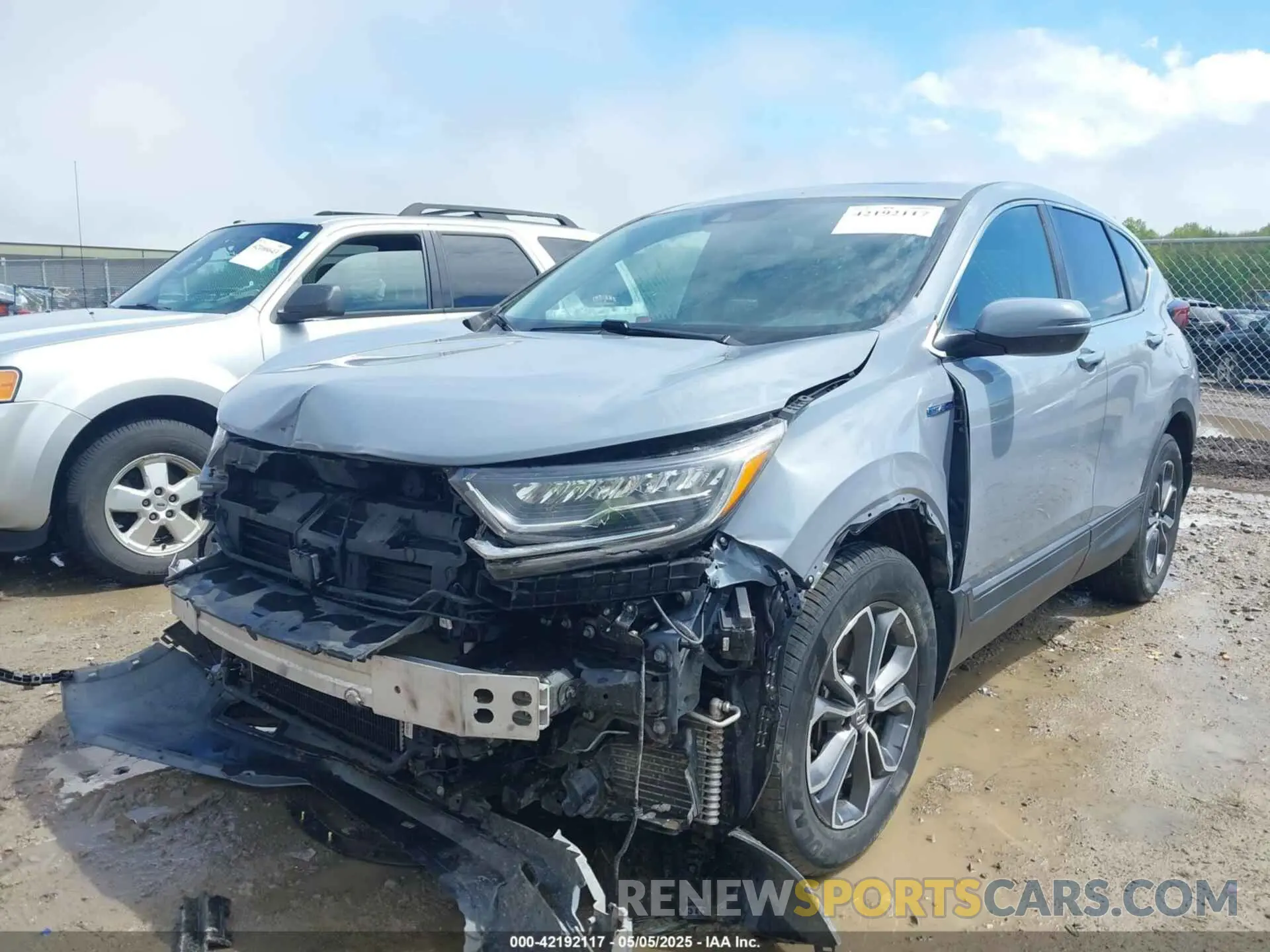 2 Photograph of a damaged car 7FART6H83ME011713 HONDA CR-V HYBRID 2021