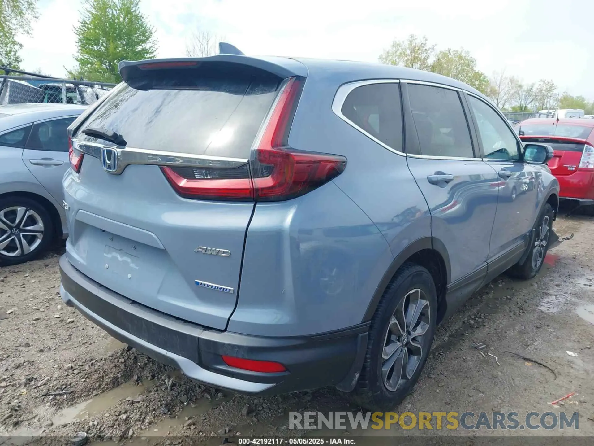 4 Photograph of a damaged car 7FART6H83ME011713 HONDA CR-V HYBRID 2021