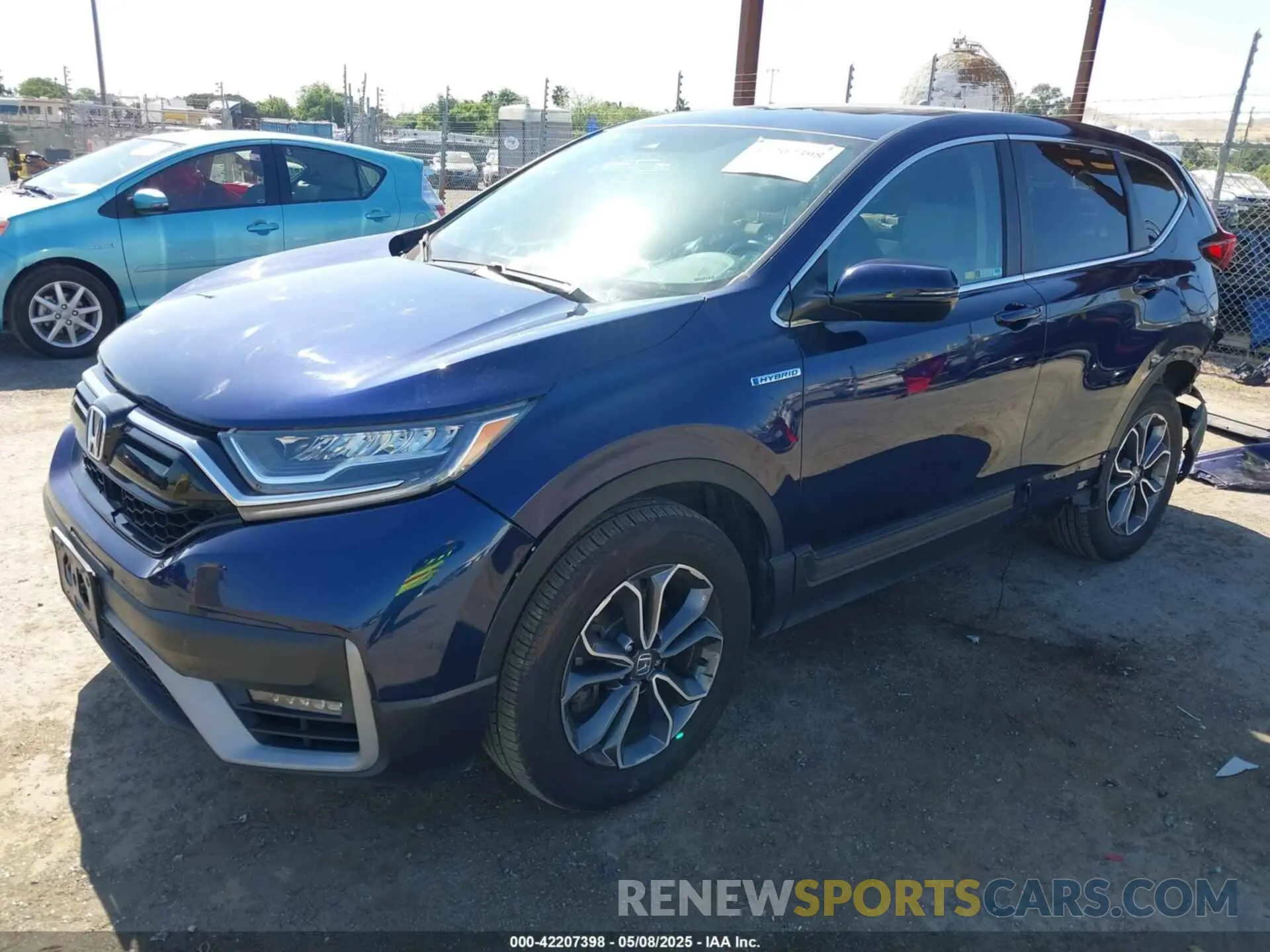 2 Photograph of a damaged car 7FART6H88ME017622 HONDA CR-V HYBRID 2021