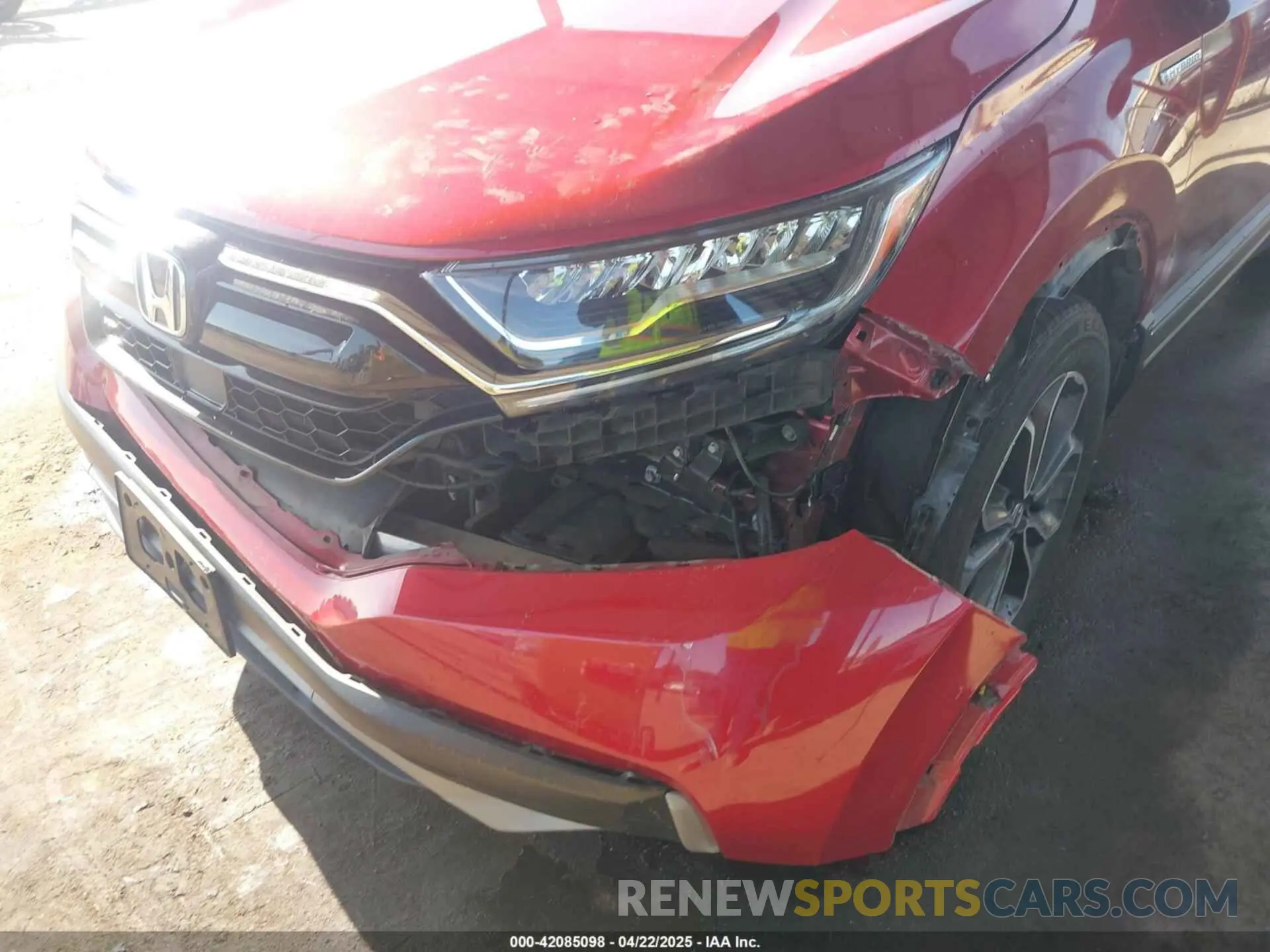 6 Photograph of a damaged car 7FART6H88ME027762 HONDA CR-V HYBRID 2021