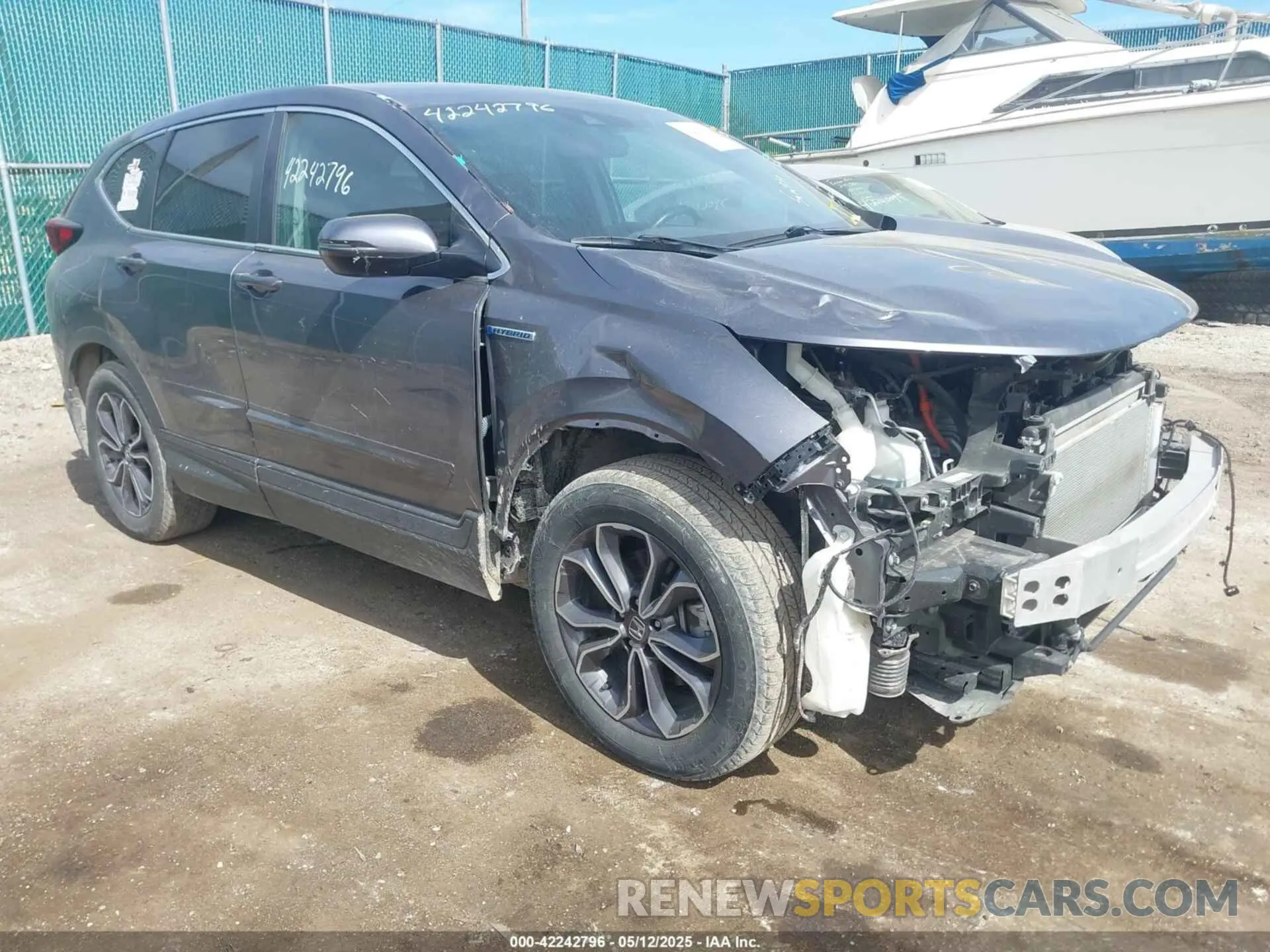 1 Photograph of a damaged car 7FART6H89ME010307 HONDA CR-V HYBRID 2021