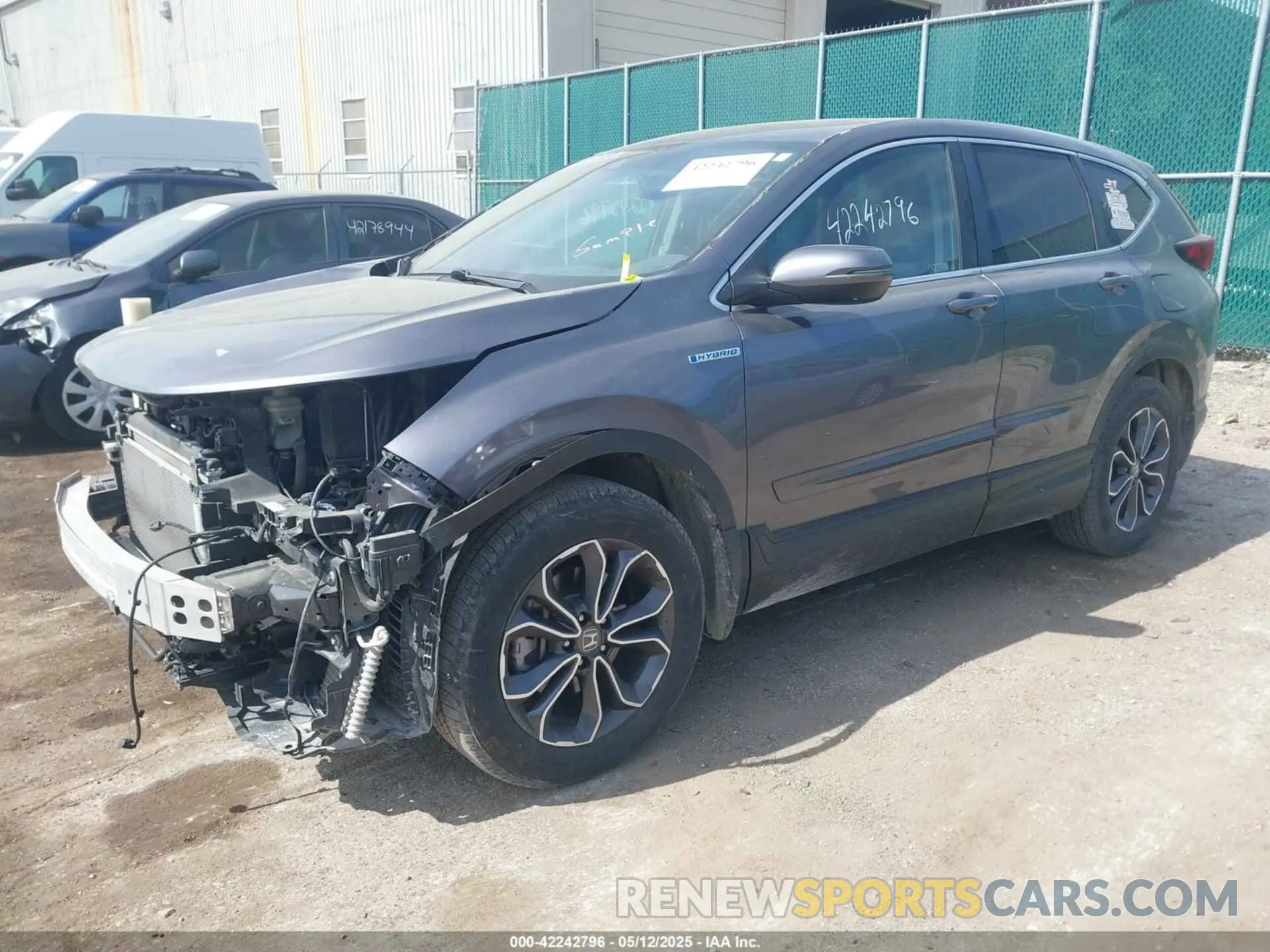 2 Photograph of a damaged car 7FART6H89ME010307 HONDA CR-V HYBRID 2021