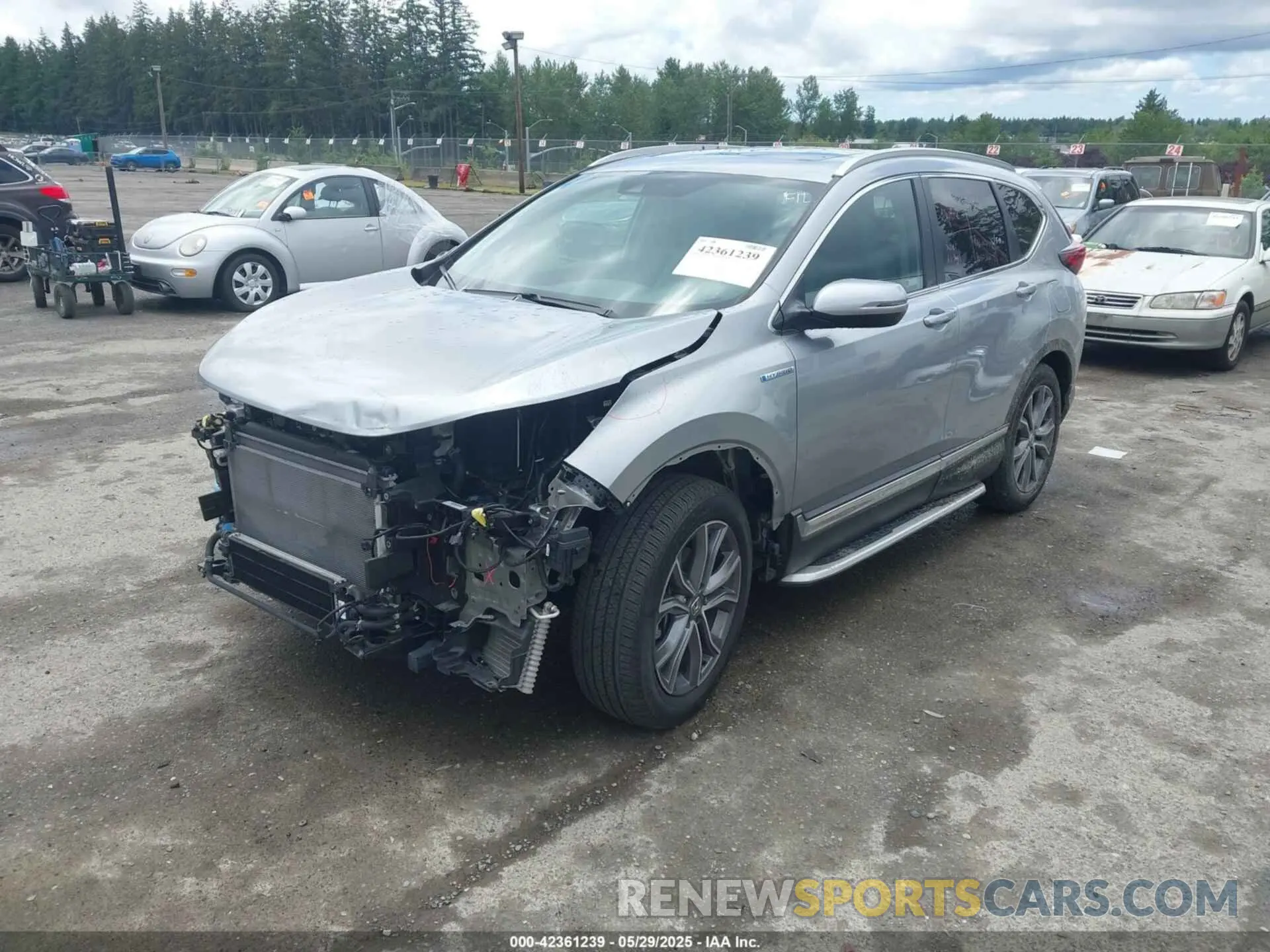 2 Photograph of a damaged car 7FART6H9XME011488 HONDA CR-V HYBRID 2021